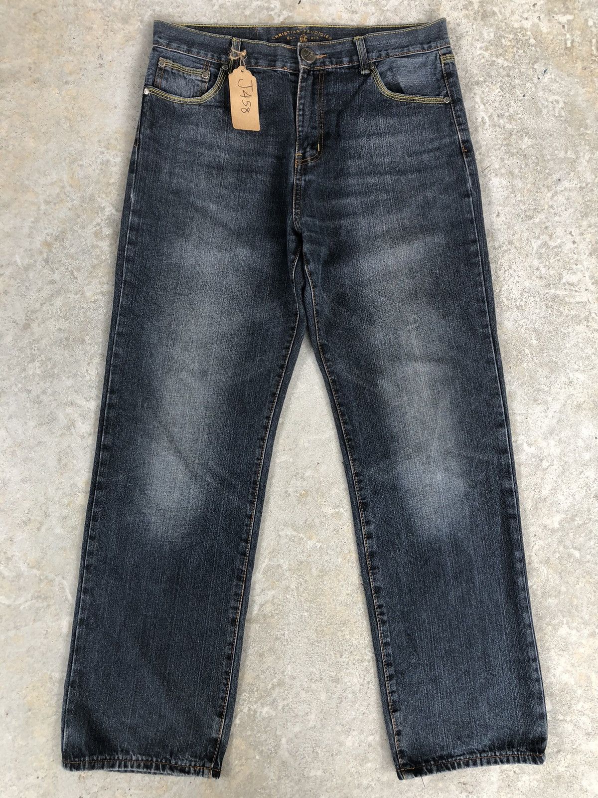 Christian Audigier Vintage Christian Audigier Embroidered Jeans Size US 35 - 2 Thumbnail