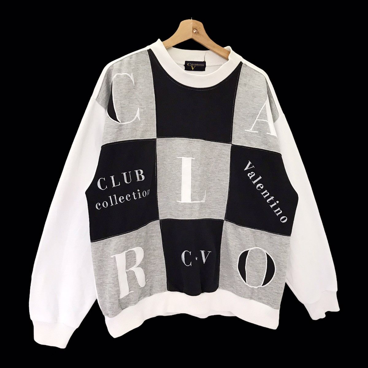 Japanese Brand Vintage 90’s Calro Valentino Crewneck Sweatshirt Size L Size US L / EU 52-54 / 3 - 2 Thumbnail