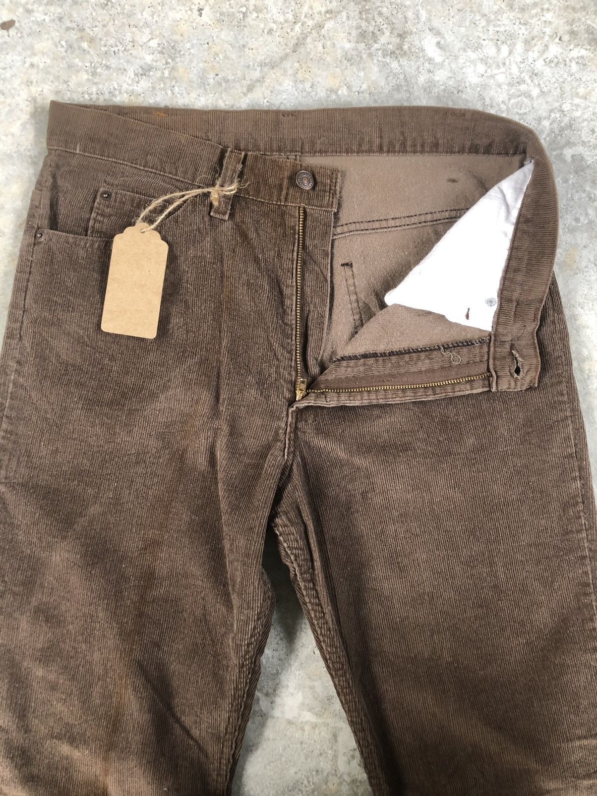 Levi's Vintage 80’s Levi’s Corduroy Flared Jeans 517 Size US 32 / EU 48 - 3 Thumbnail