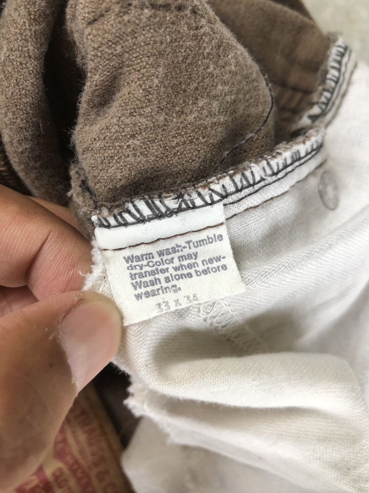 Levi's Vintage 80’s Levi’s Corduroy Flared Jeans 517 Size US 32 / EU 48 - 15 Thumbnail