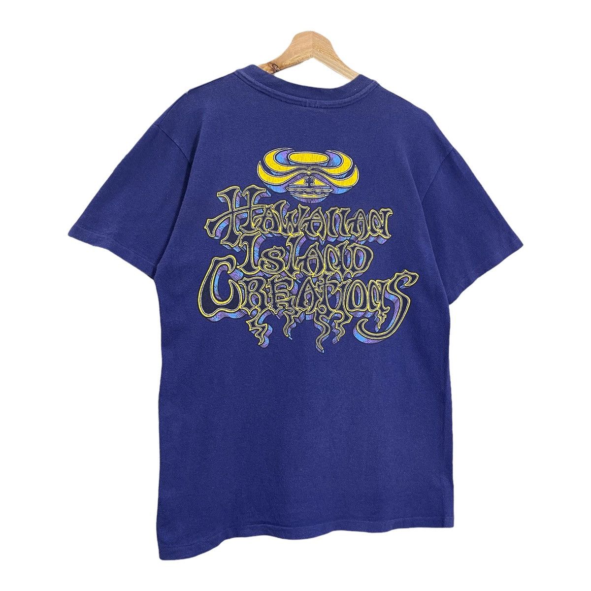 Vintage 90s Hawaiian Island Creations Big Logo T-Shirt Size M Size US M / EU 48-50 / 2 - 2 Thumbnail