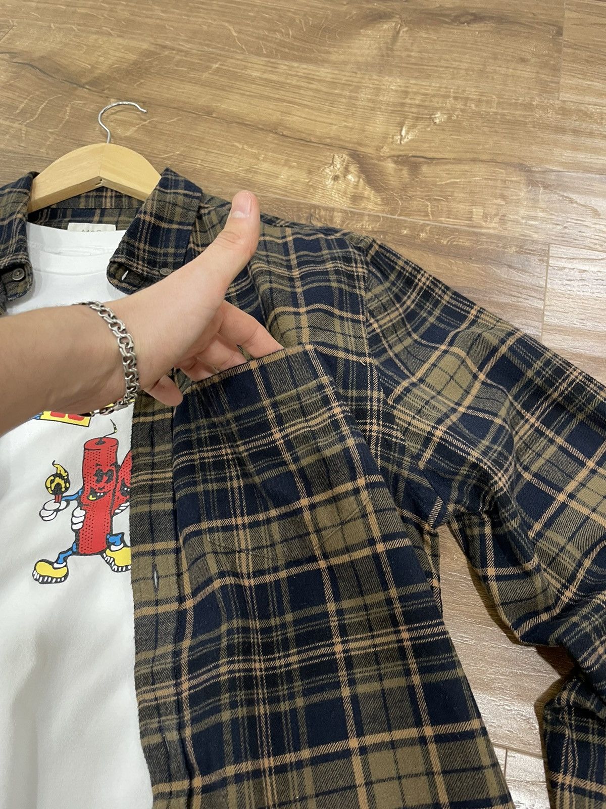 Flannel × Vintage Vintage Checkered Plaid Flannel Shirt Travis Scott Style Size US M / EU 48-50 / 2 - 6 Thumbnail