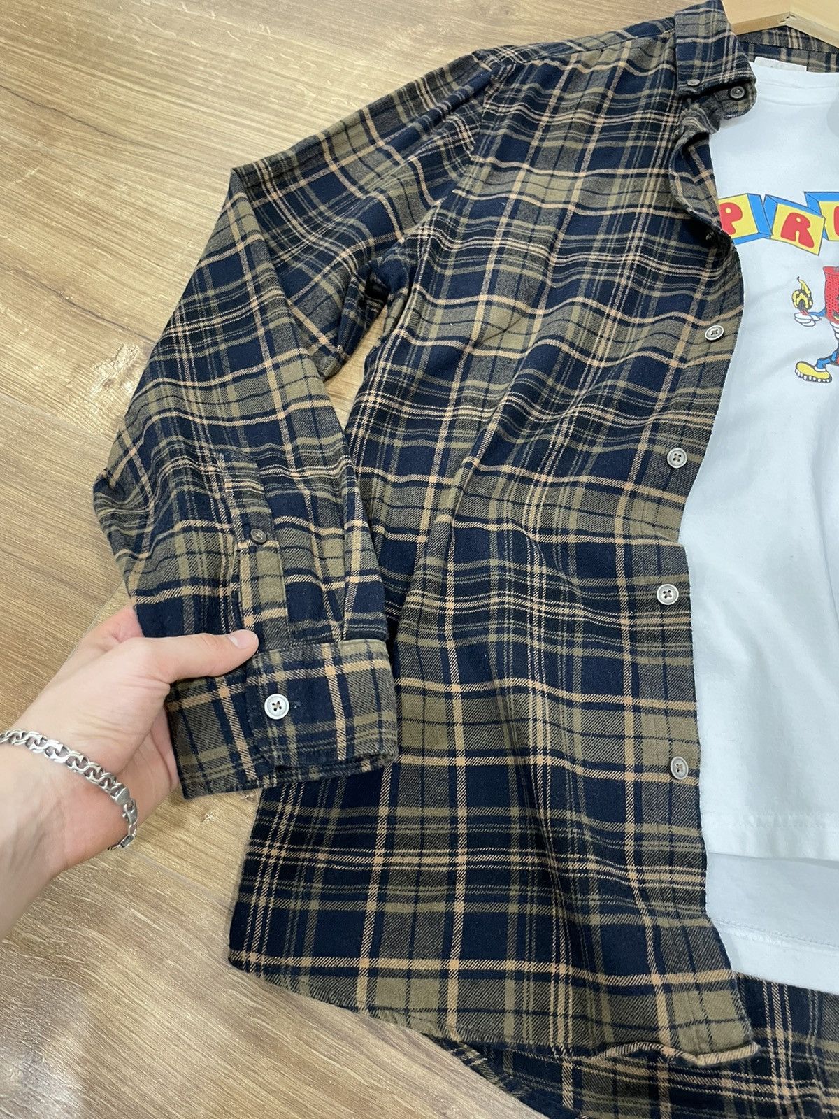 Flannel × Vintage Vintage Checkered Plaid Flannel Shirt Travis Scott Style Size US M / EU 48-50 / 2 - 4 Thumbnail