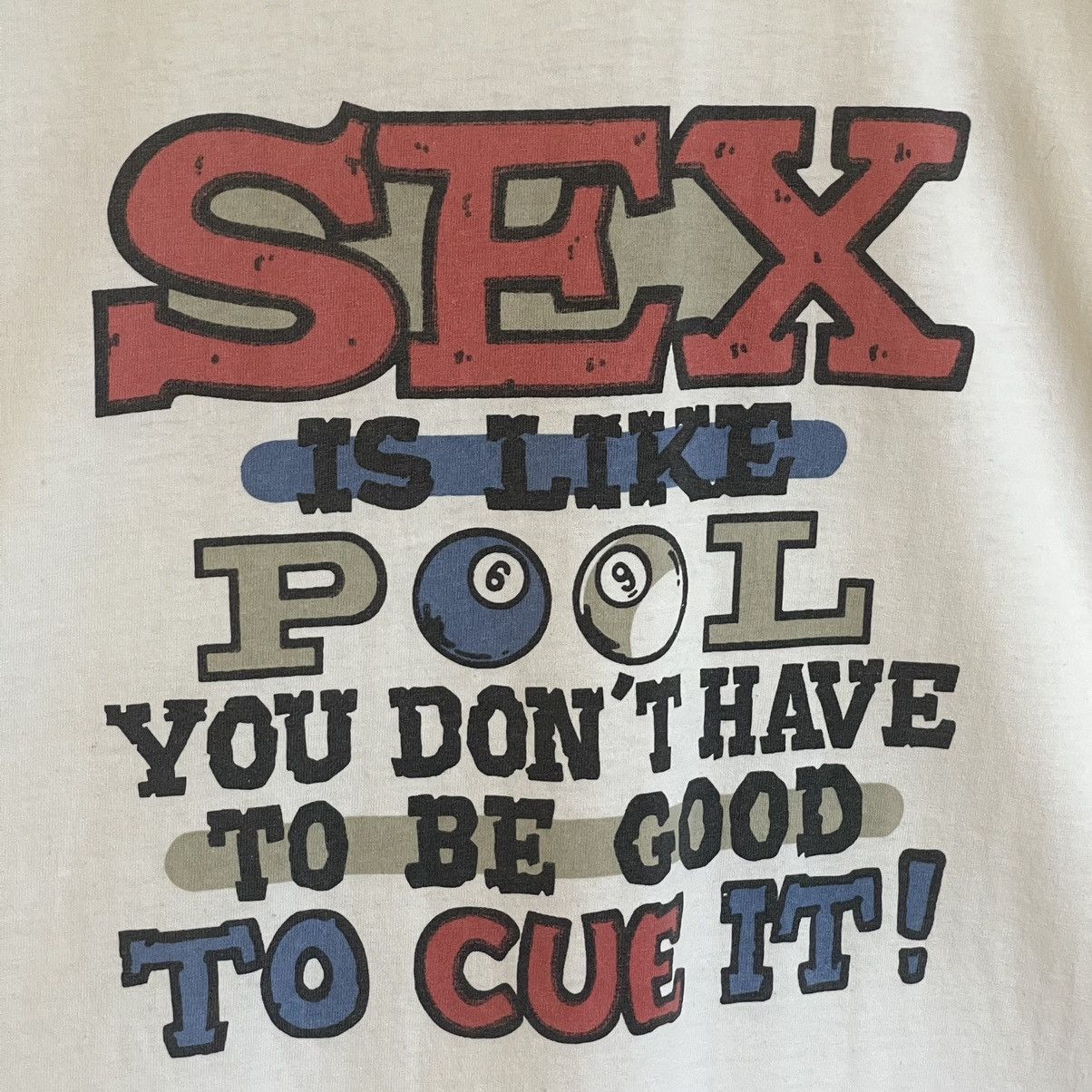 Other Vintage 90s Sex Is Like Pool Size M Size US M / EU 48-50 / 2 - 5 Thumbnail