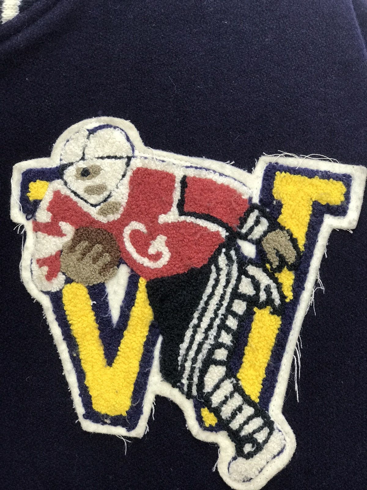 Vintage Vintage Funny Bear Oakland Letterman Varsity Jacket Size US M / EU 48-50 / 2 - 5 Thumbnail