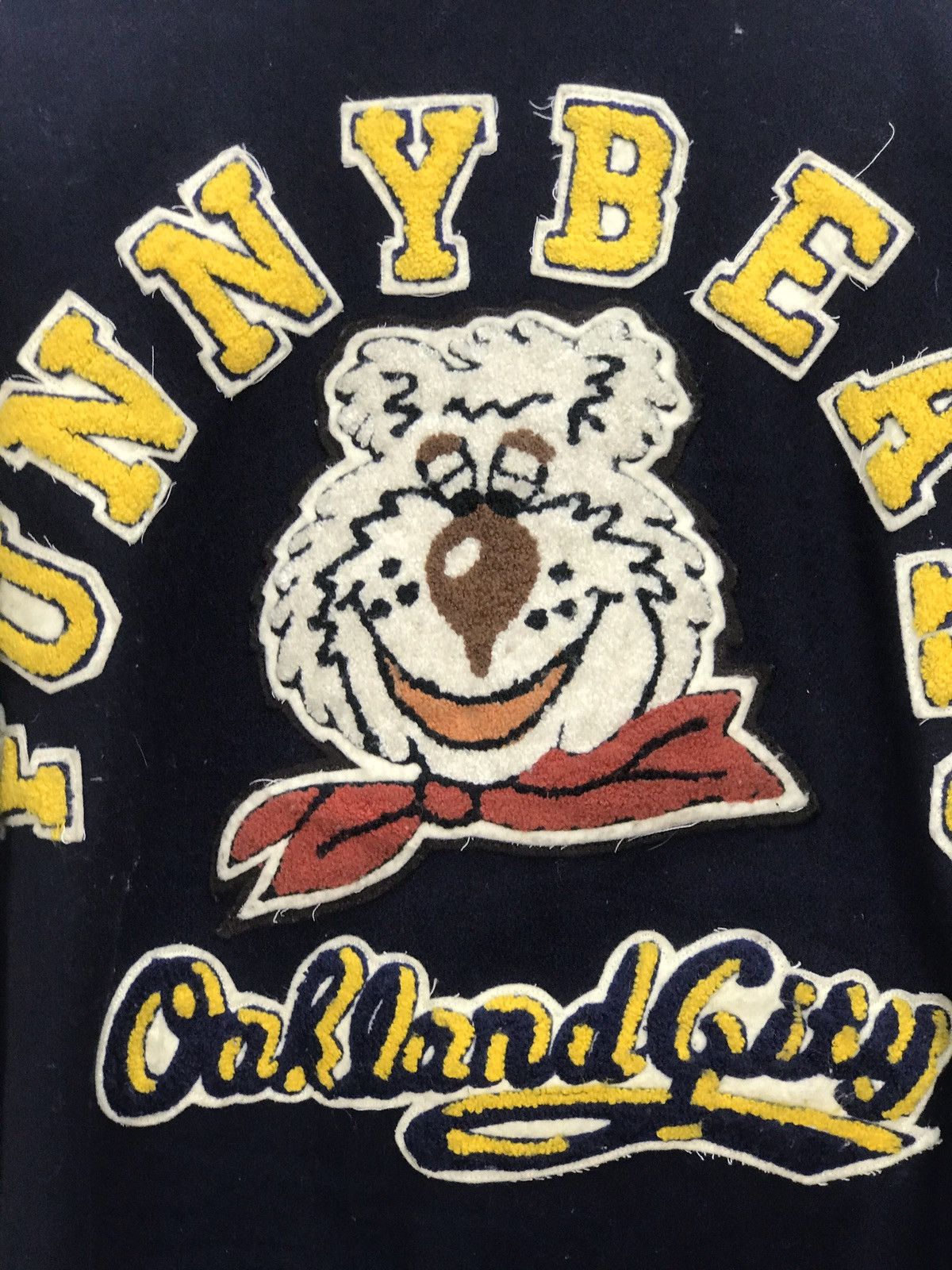 Vintage Vintage Funny Bear Oakland Letterman Varsity Jacket Size US M / EU 48-50 / 2 - 8 Thumbnail