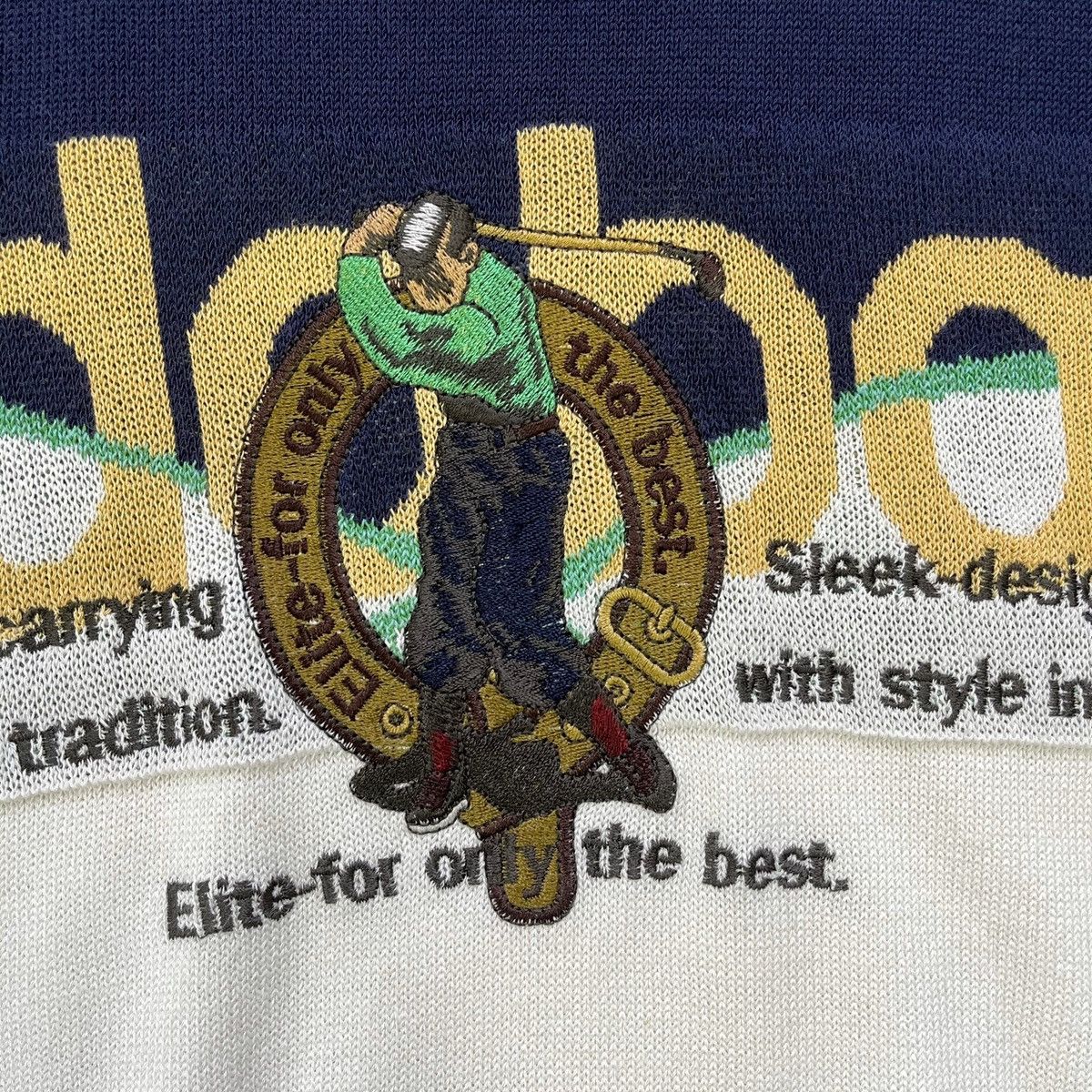 Japanese Brand Adabat Big Logo Embroidered Shortsleeve Sweatshirt Size M Size US M / EU 48-50 / 2 - 6 Thumbnail