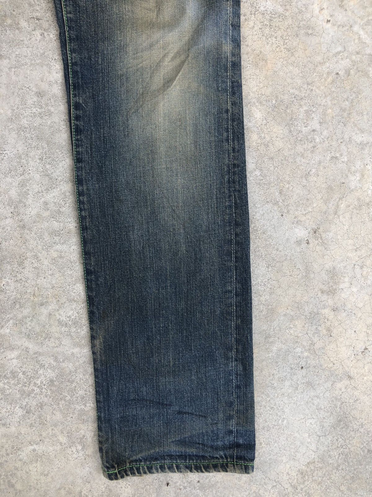 PPFM PPFM Double Waist Distressed Jeans Size US 33 - 9 Thumbnail