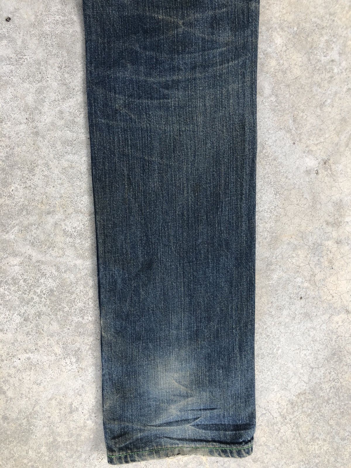 PPFM PPFM Double Waist Distressed Jeans Size US 33 - 14 Thumbnail