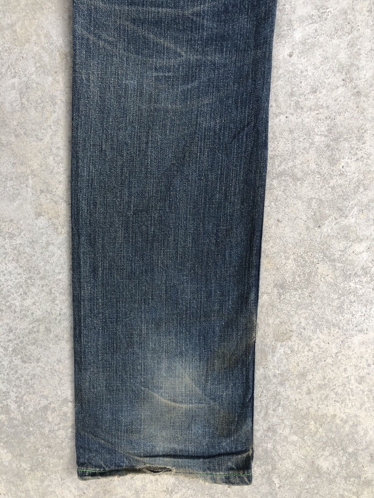 PPFM PPFM Double Waist Distressed Jeans Size US 33 - 13 Thumbnail