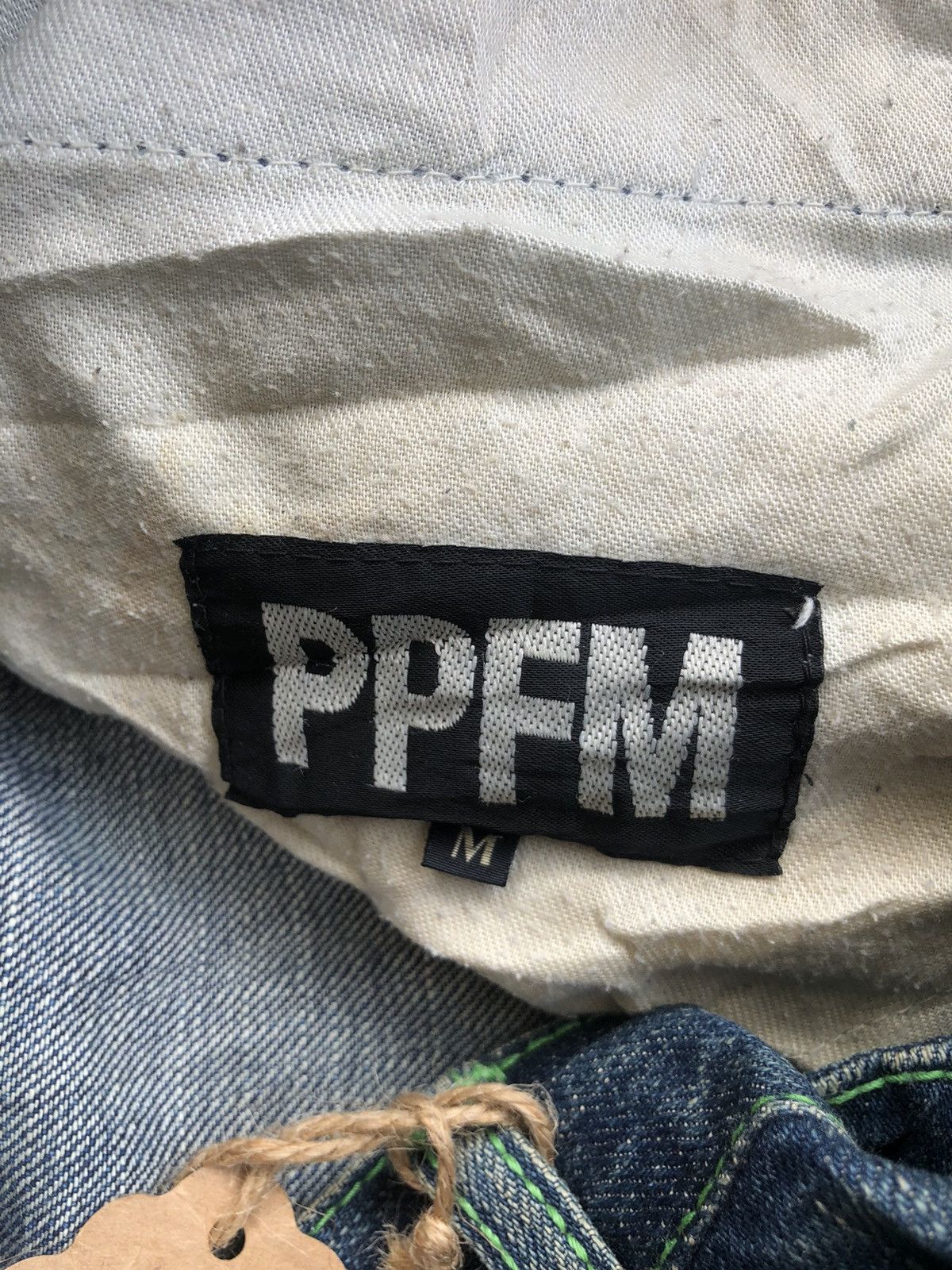 PPFM PPFM Double Waist Distressed Jeans Size US 33 - 19 Thumbnail