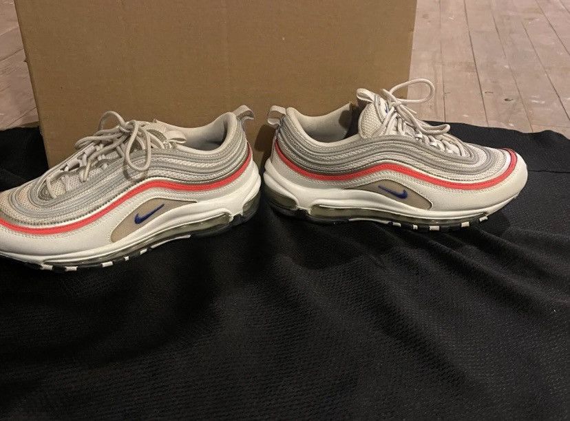 Nike Nike Airmax 97 Flash Crimson Silver cz6087 size 8.5 Grailed