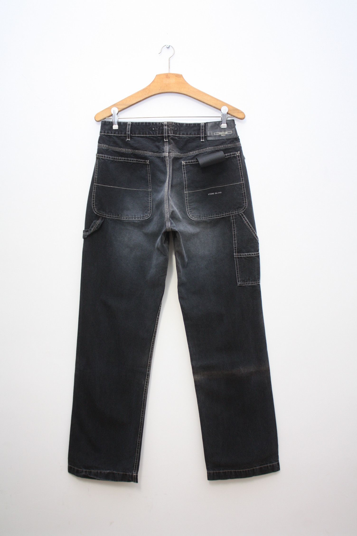 Stone Island Stone Island Vintage Single Knee Denim Jeans A/W2005 Size US 33 - 1 Thumbnail
