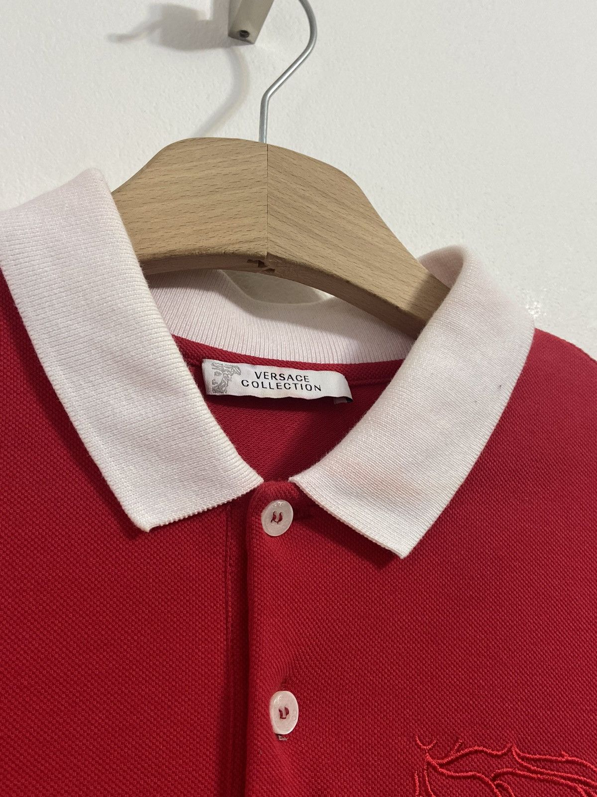 Versace Versace Men’s Polo Shirt Big Logo Size US M / EU 48-50 / 2 - 5 Thumbnail