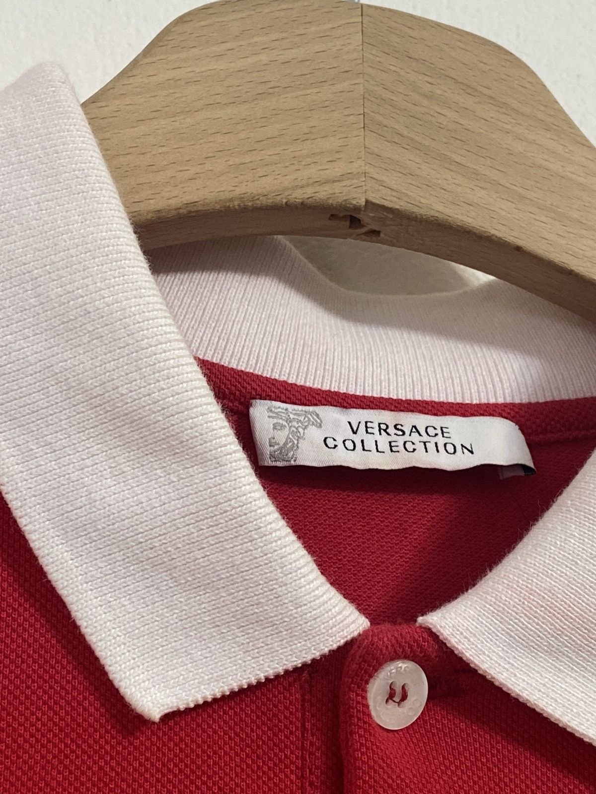 Versace Versace Men’s Polo Shirt Big Logo Size US M / EU 48-50 / 2 - 7 Thumbnail