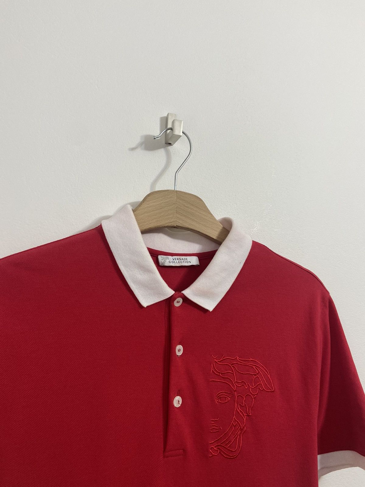 Versace Versace Men’s Polo Shirt Big Logo Size US M / EU 48-50 / 2 - 2 Thumbnail