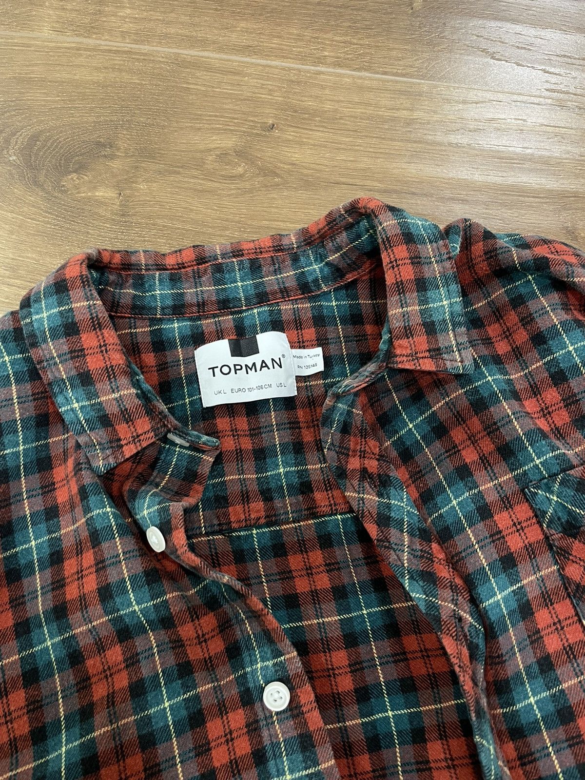 Flannel × Vintage Vintage Checkered Plaid Flannel Shirt Travis Scott Style Size US L / EU 52-54 / 3 - 7 Thumbnail