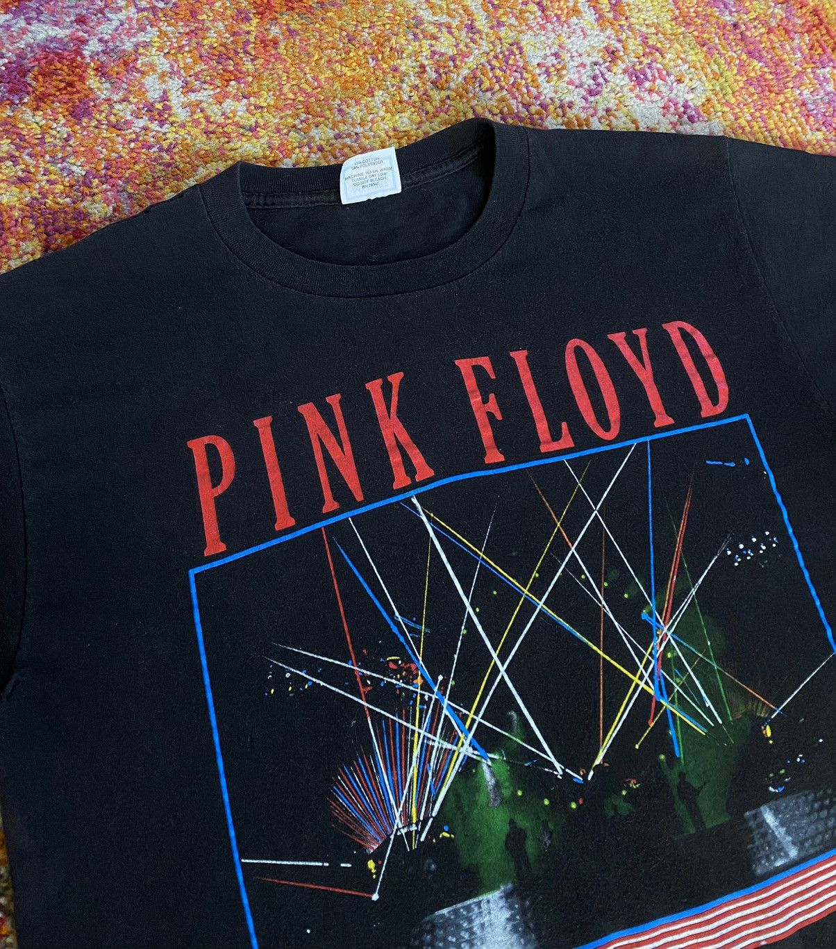 Band Tees × Pink Floyd Vintage Pink Floyd 1987 A Momentary Lapse of Reason Tour Tee Size US XL / EU 56 / 4 - 1 Thumbnail