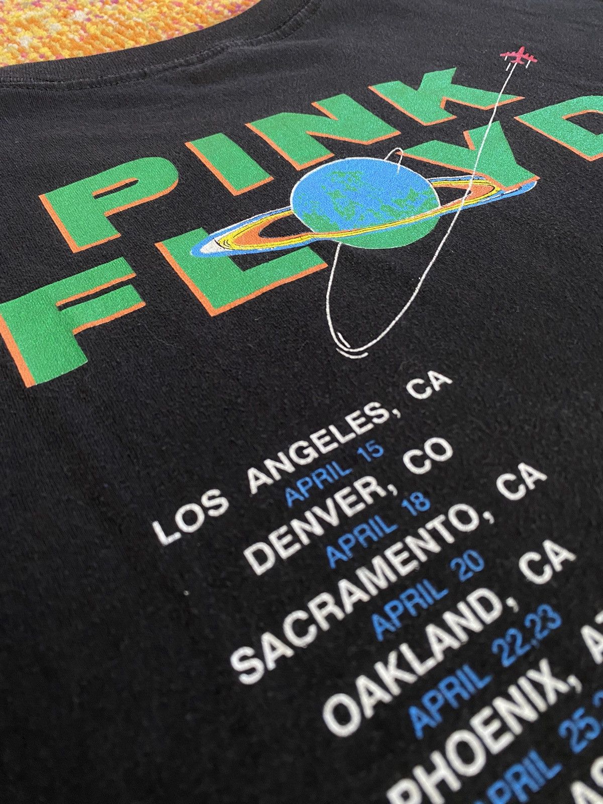 Band Tees × Pink Floyd Vintage Pink Floyd 1987 A Momentary Lapse of Reason Tour Tee Size US XL / EU 56 / 4 - 7 Thumbnail
