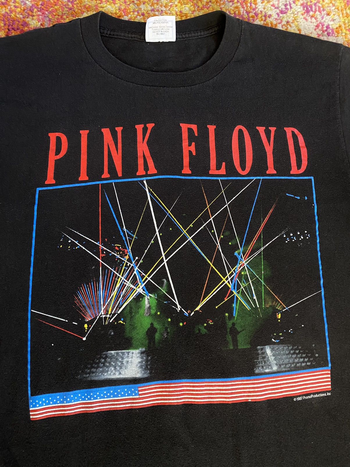 Band Tees × Pink Floyd Vintage Pink Floyd 1987 A Momentary Lapse of Reason Tour Tee Size US XL / EU 56 / 4 - 5 Thumbnail