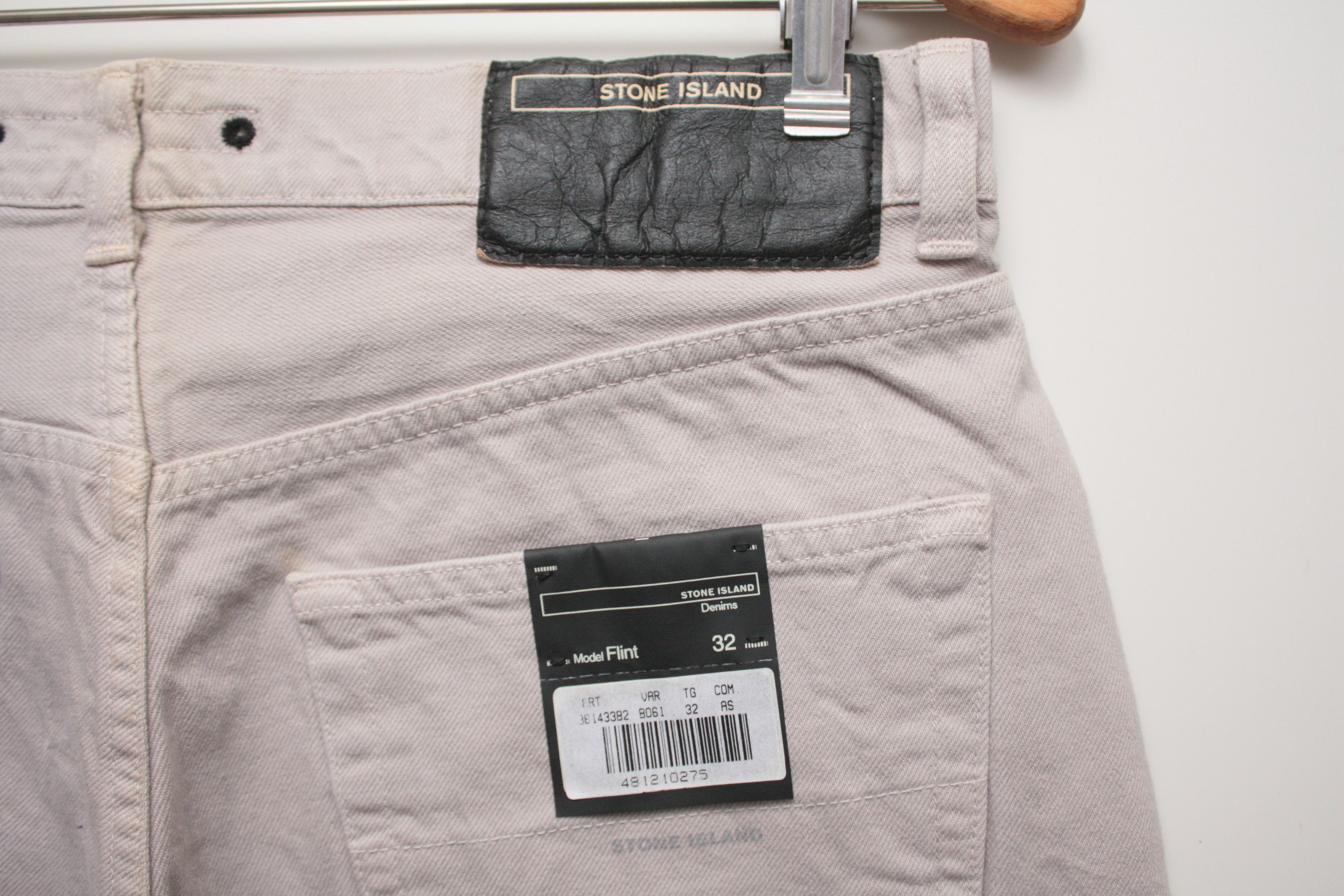 Stone Island Stone Island Denims Flint Light Gray Jeans Size 32 SS2003 Size US 32 / EU 48 - 4 Thumbnail