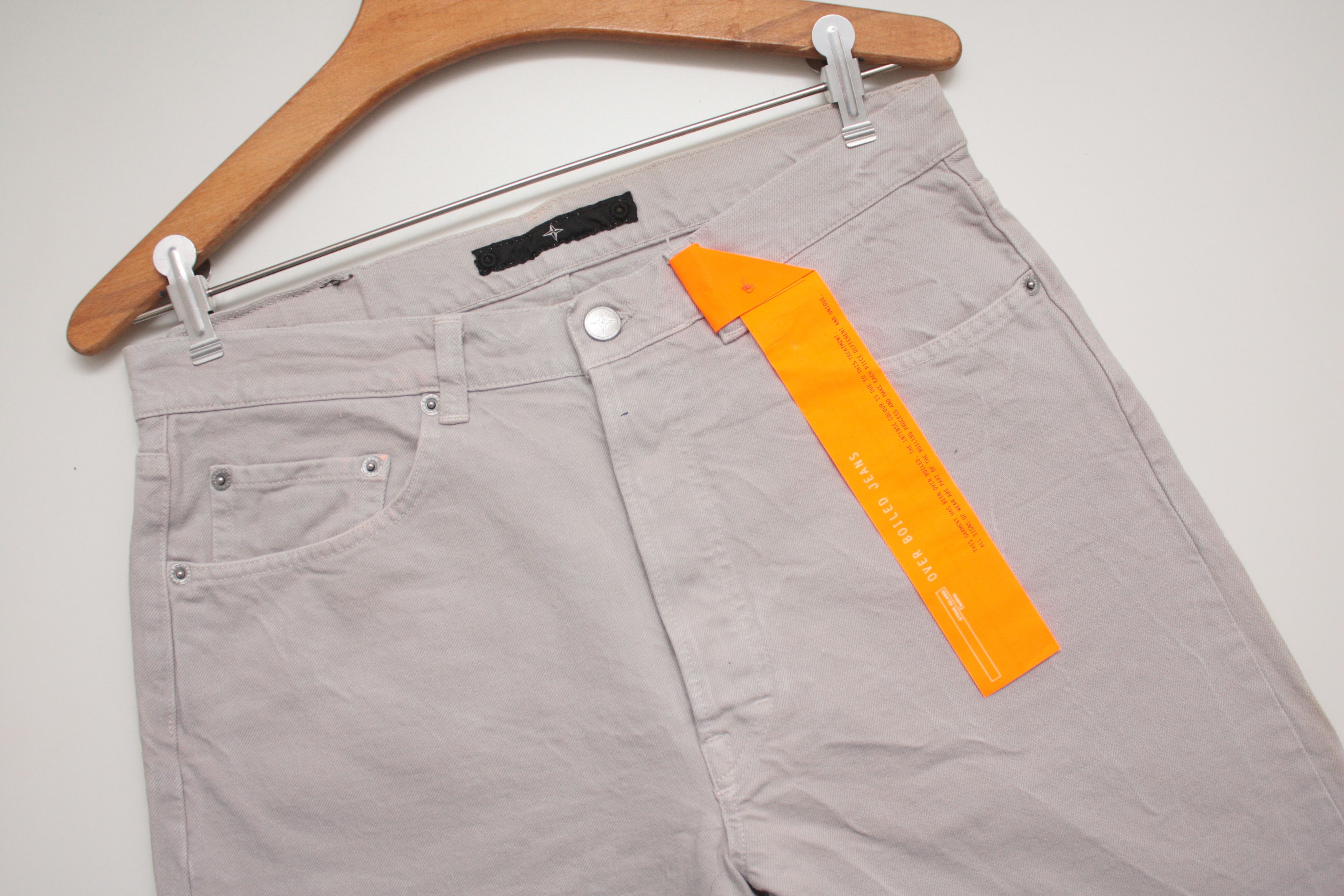 Stone Island Stone Island Denims Flint Light Gray Jeans Size 32 SS2003 Size US 32 / EU 48 - 5 Thumbnail