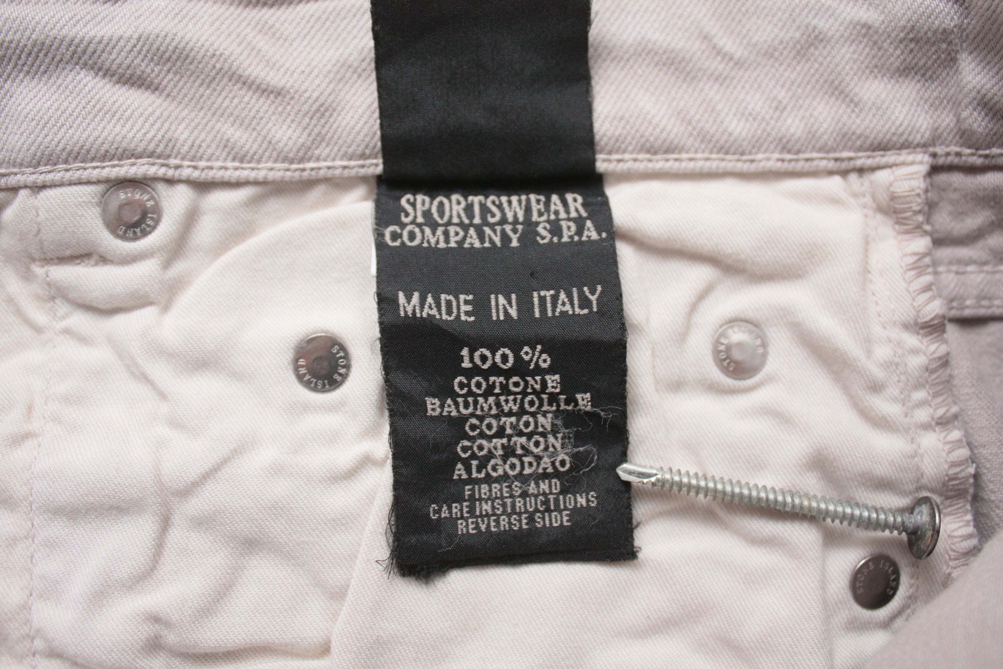 Stone Island Stone Island Denims Flint Light Gray Jeans Size 32 SS2003 Size US 32 / EU 48 - 9 Thumbnail