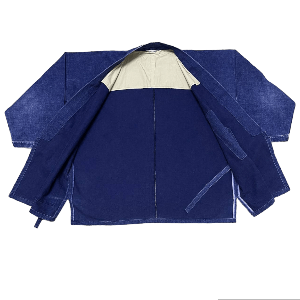 Indigo Vintage Japanese Indigo Denim Kimono Size US L / EU 52-54 / 3 - 9 Thumbnail