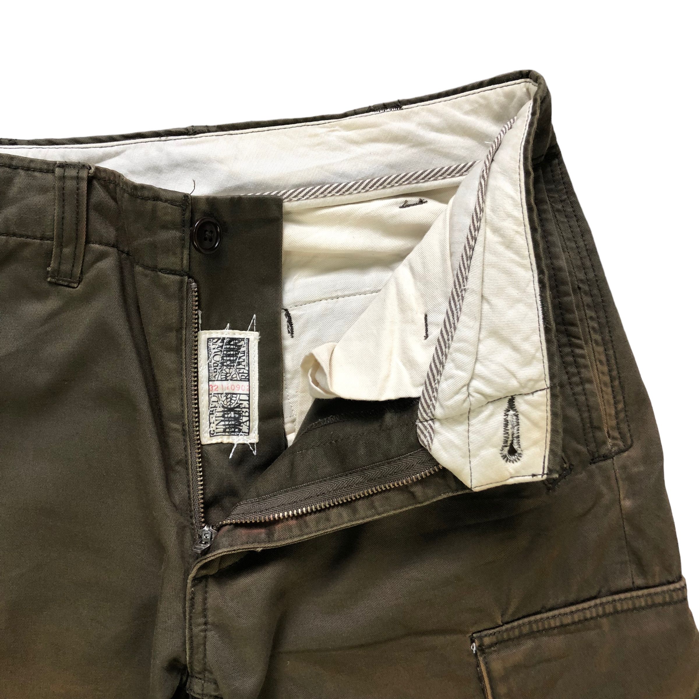Japanese Brand UNITED ARROWS DUCK GOODS CARGO PANTS #7157-114 Size US 28 / EU 44 - 4 Thumbnail