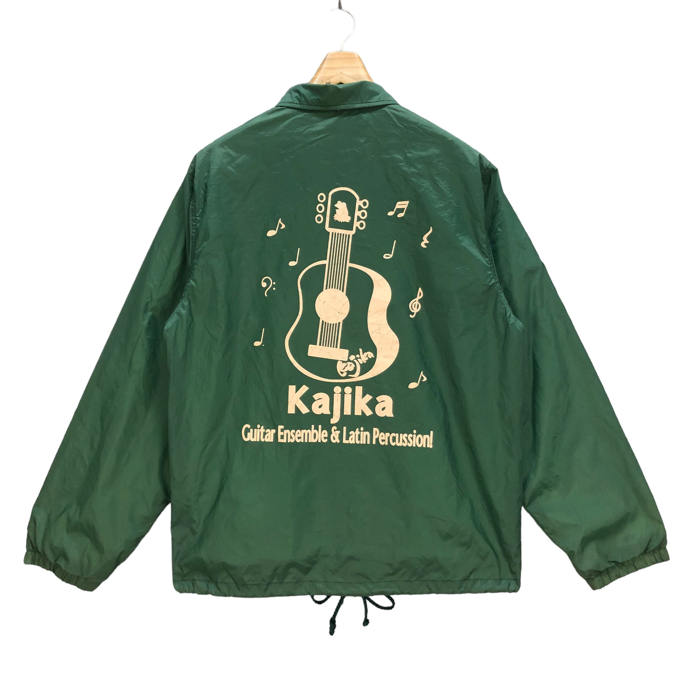 Japanese Brand KAJIKA GUITAR ENSEMBLE COACH JACKET #7172-115 Size US S / EU 44-46 / 1 - 1 Thumbnail