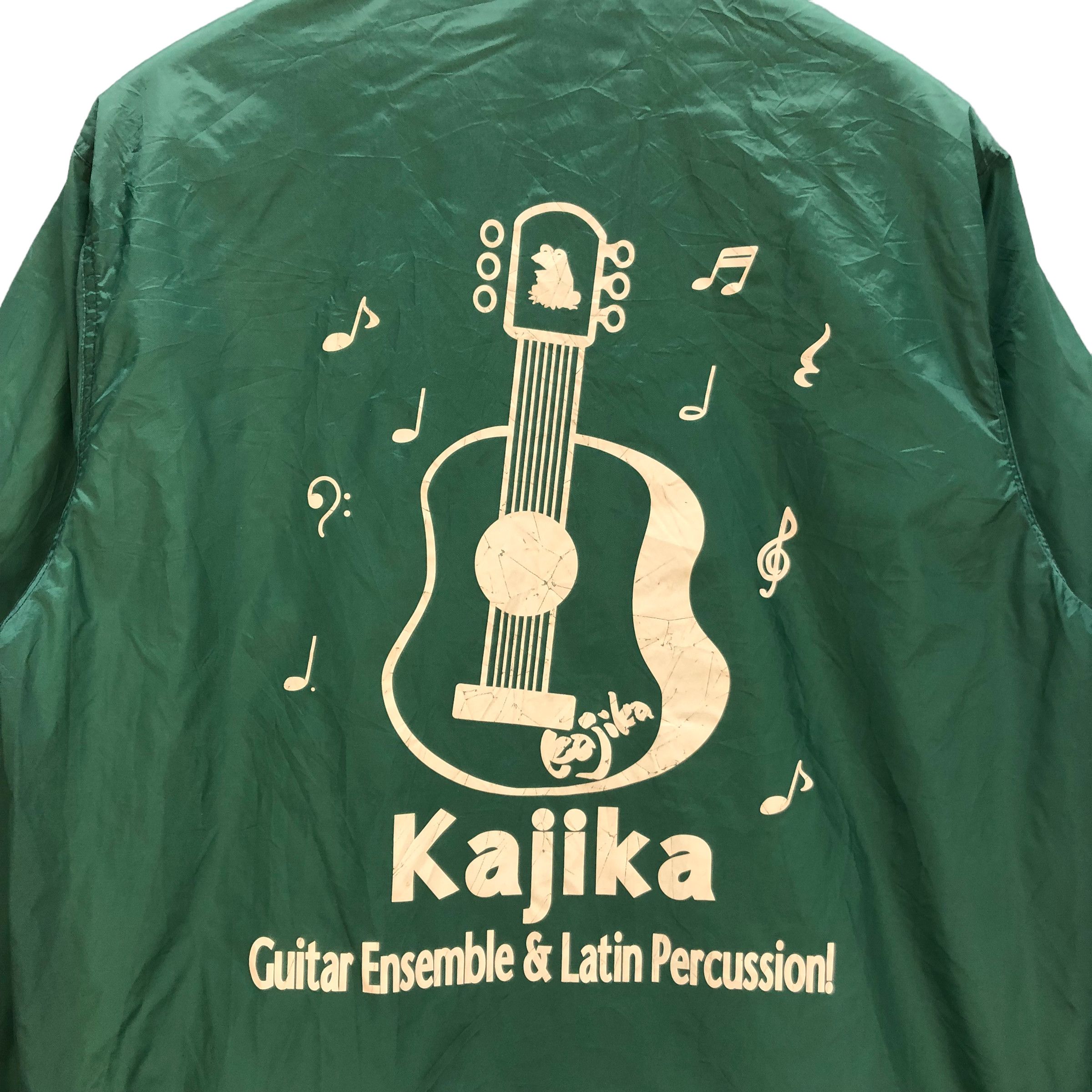 Japanese Brand KAJIKA GUITAR ENSEMBLE COACH JACKET #7172-115 Size US S / EU 44-46 / 1 - 2 Thumbnail