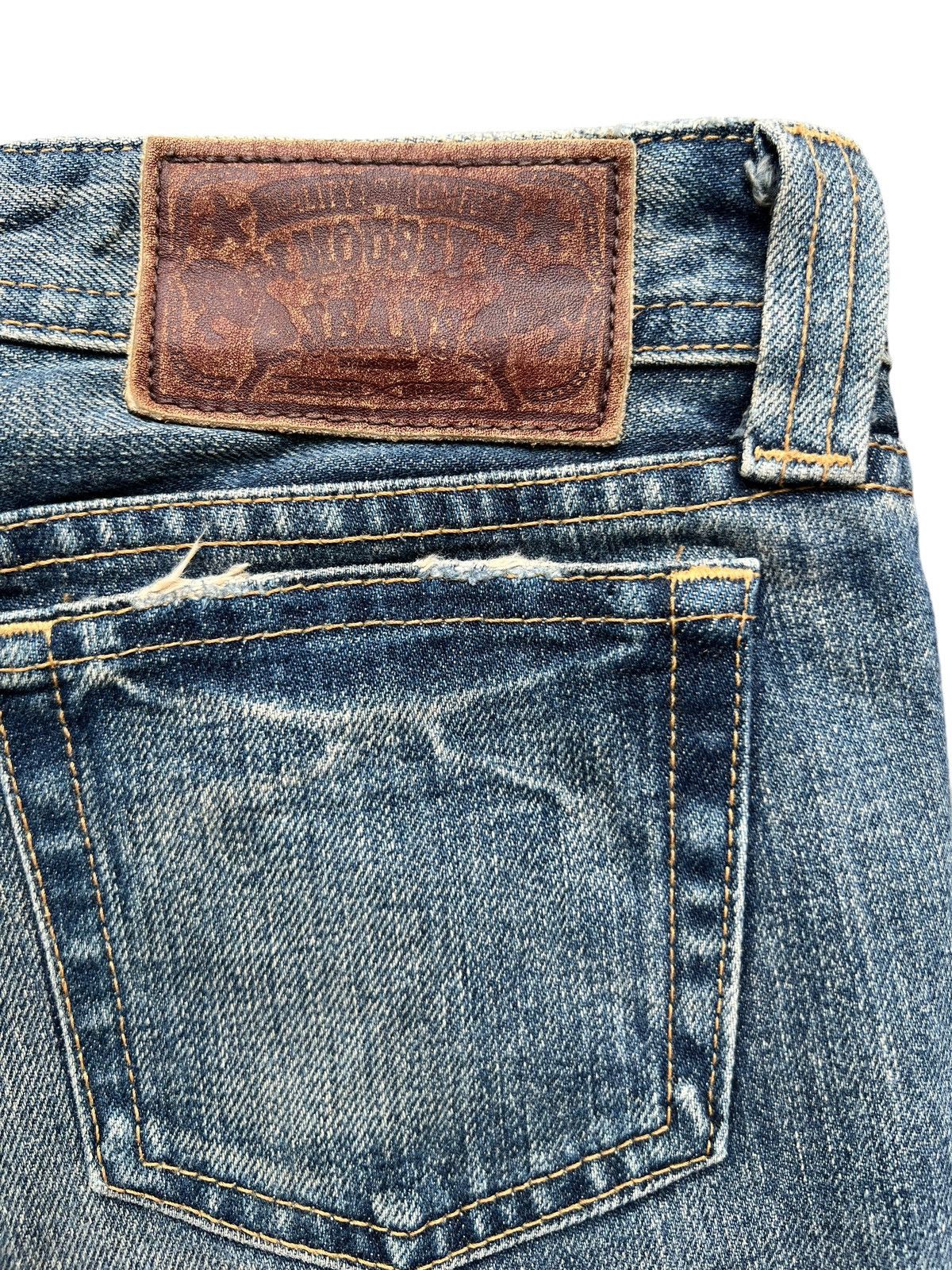 Japanese Brand Japanese Faded Distressed Denim Flare Jeans 28x32 Size 28" / US 6 / IT 42 - 10 Thumbnail