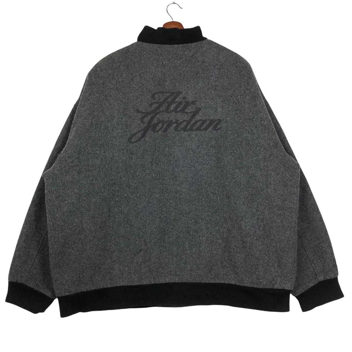 image of 2005 Air Jordan Versity Jacket in Grey, Men's (Size XL)