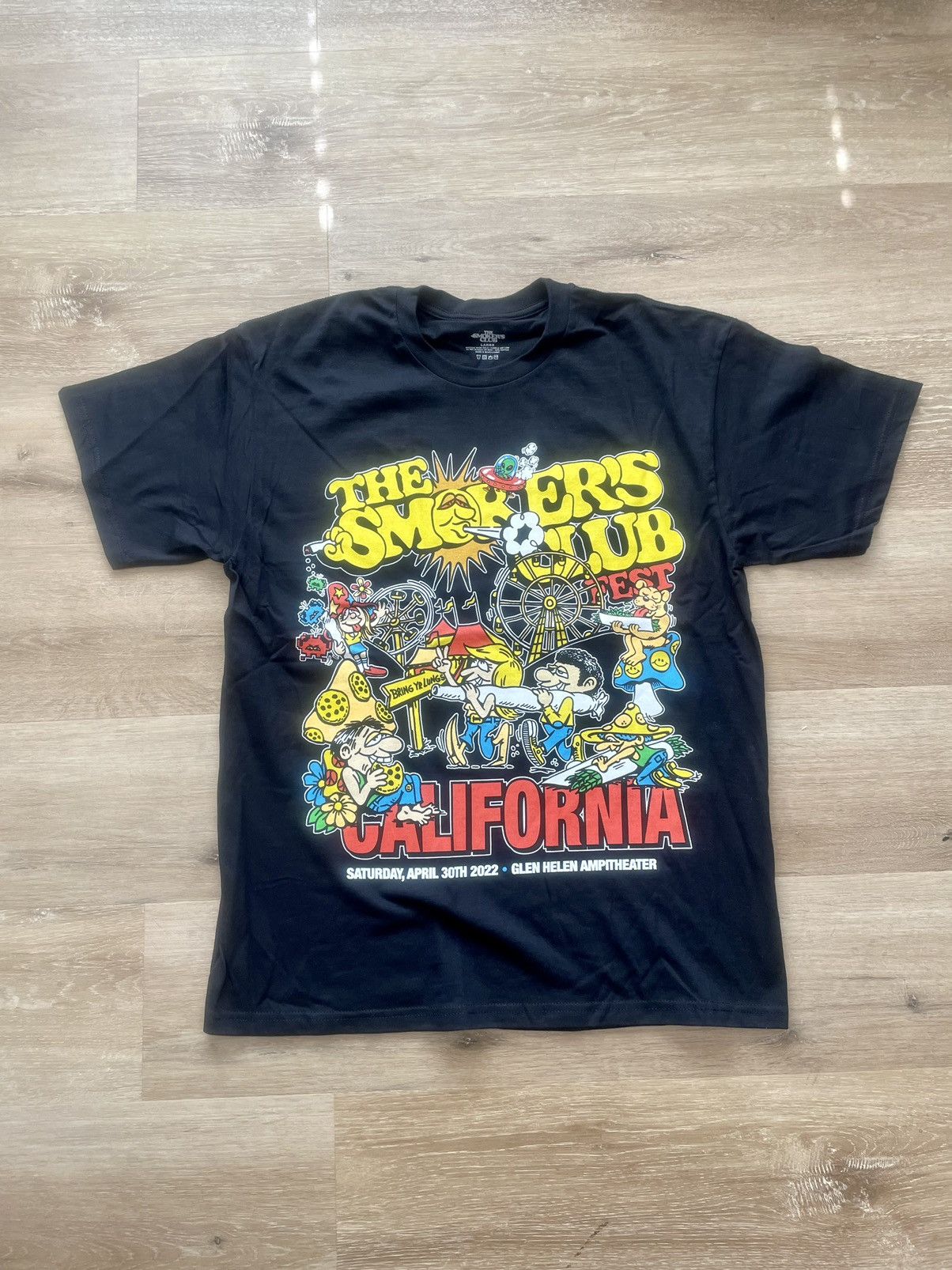 Band Tees Cartoon Carnival Set List 2-Sided Tee Smokers Club Fest 2022 Size US L / EU 52-54 / 3 - 1 Thumbnail