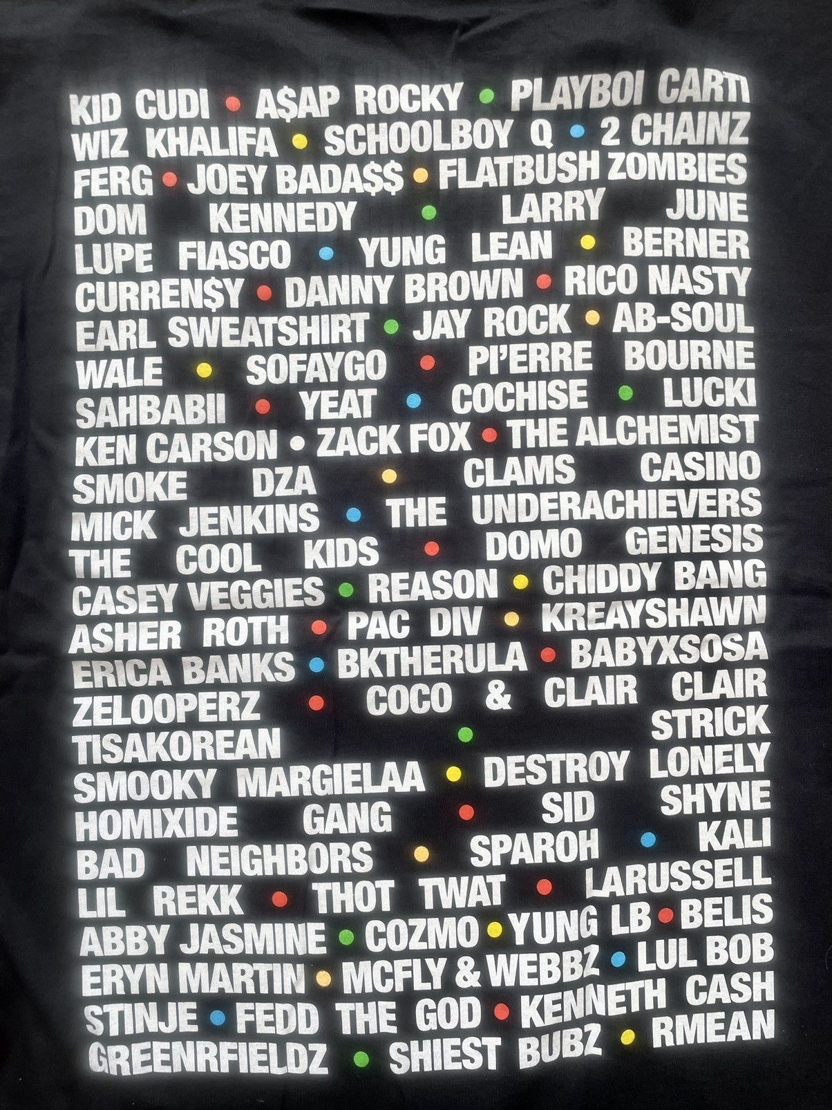 Band Tees Cartoon Carnival Set List 2-Sided Tee Smokers Club Fest 2022 Size US L / EU 52-54 / 3 - 4 Thumbnail
