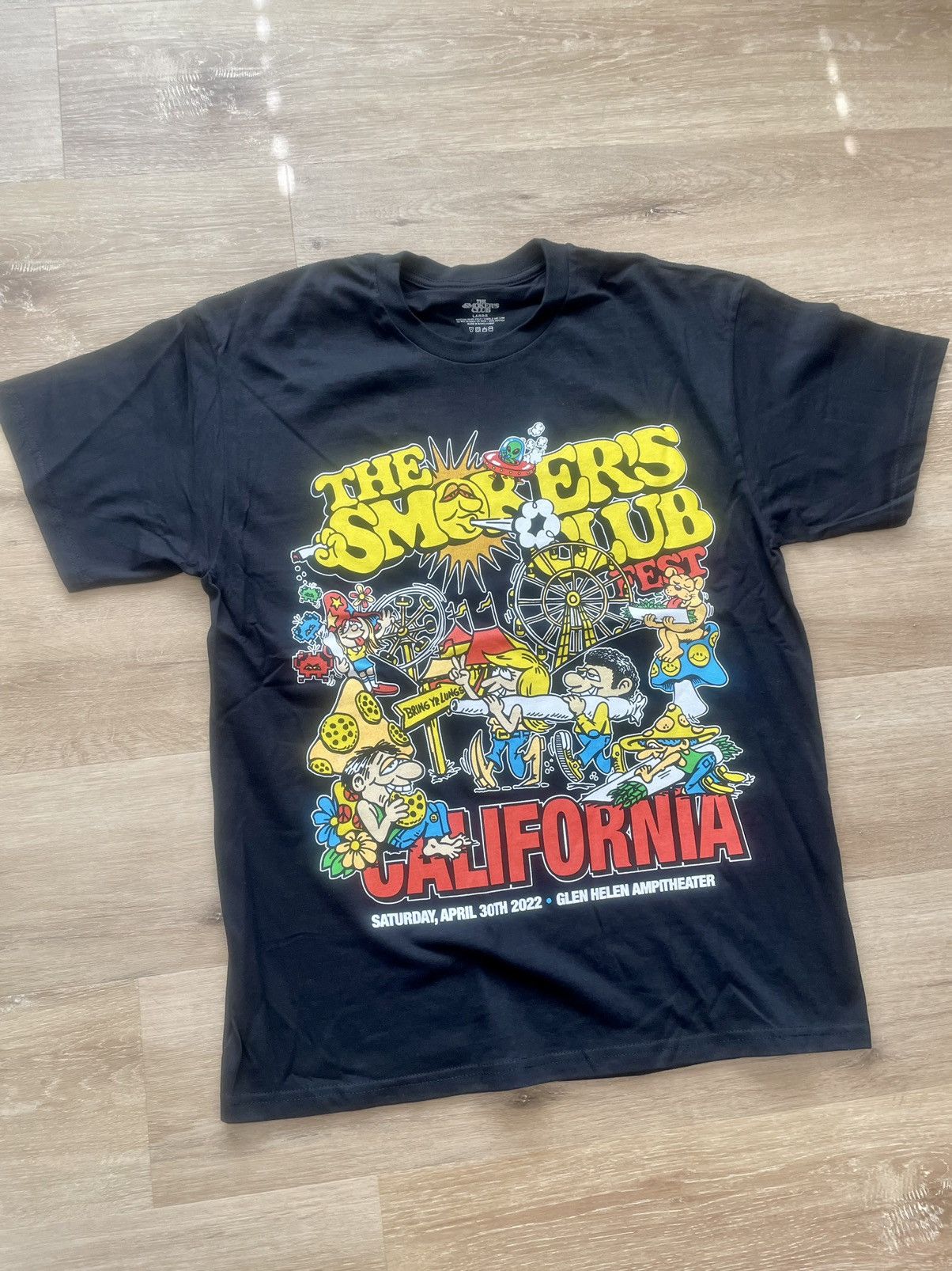 Band Tees Cartoon Carnival Set List 2-Sided Tee Smokers Club Fest 2022 Size US L / EU 52-54 / 3 - 8 Thumbnail