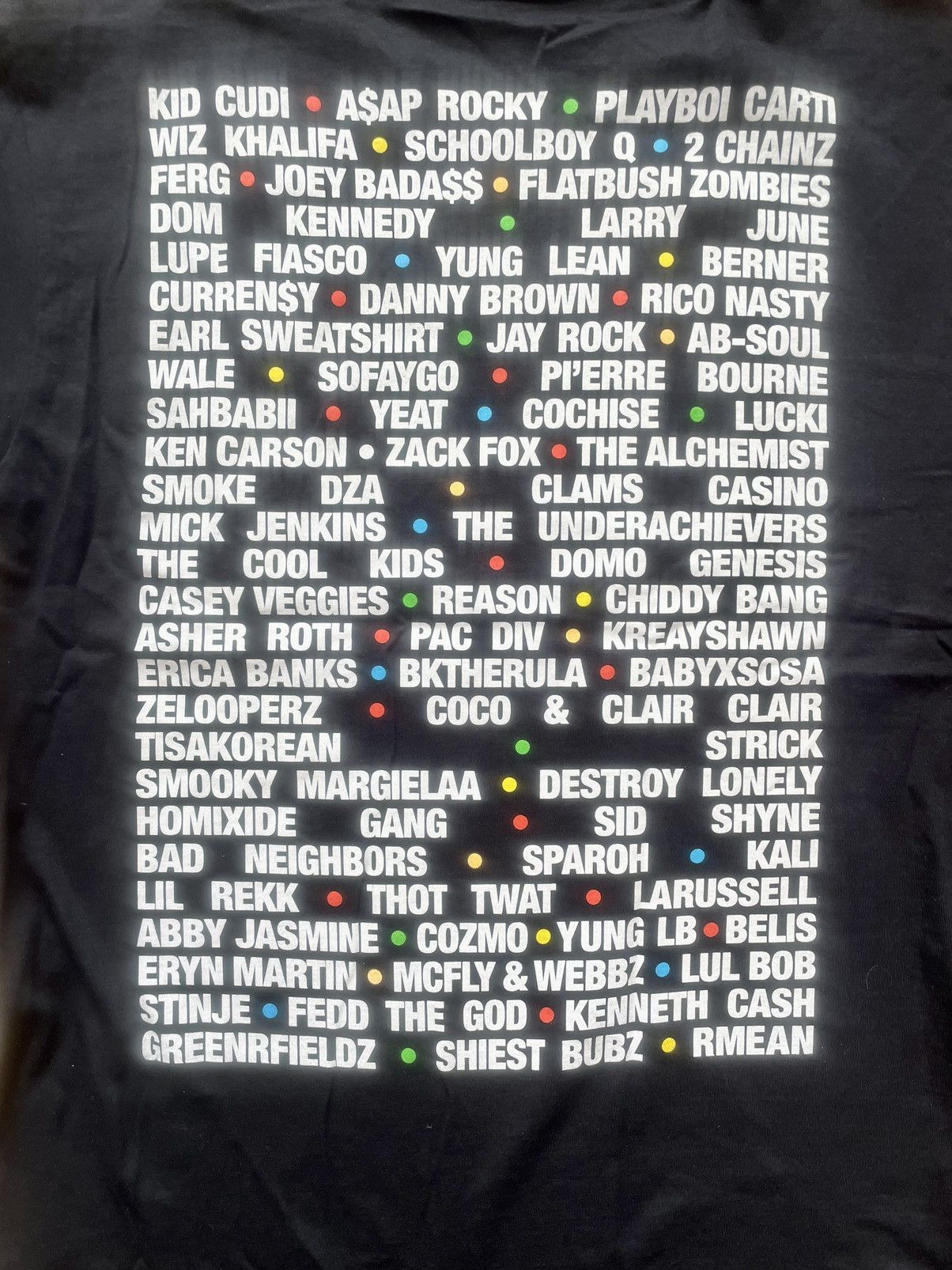 Band Tees Cartoon Carnival Set List 2-Sided Tee Smokers Club Fest 2022 Size US L / EU 52-54 / 3 - 11 Thumbnail