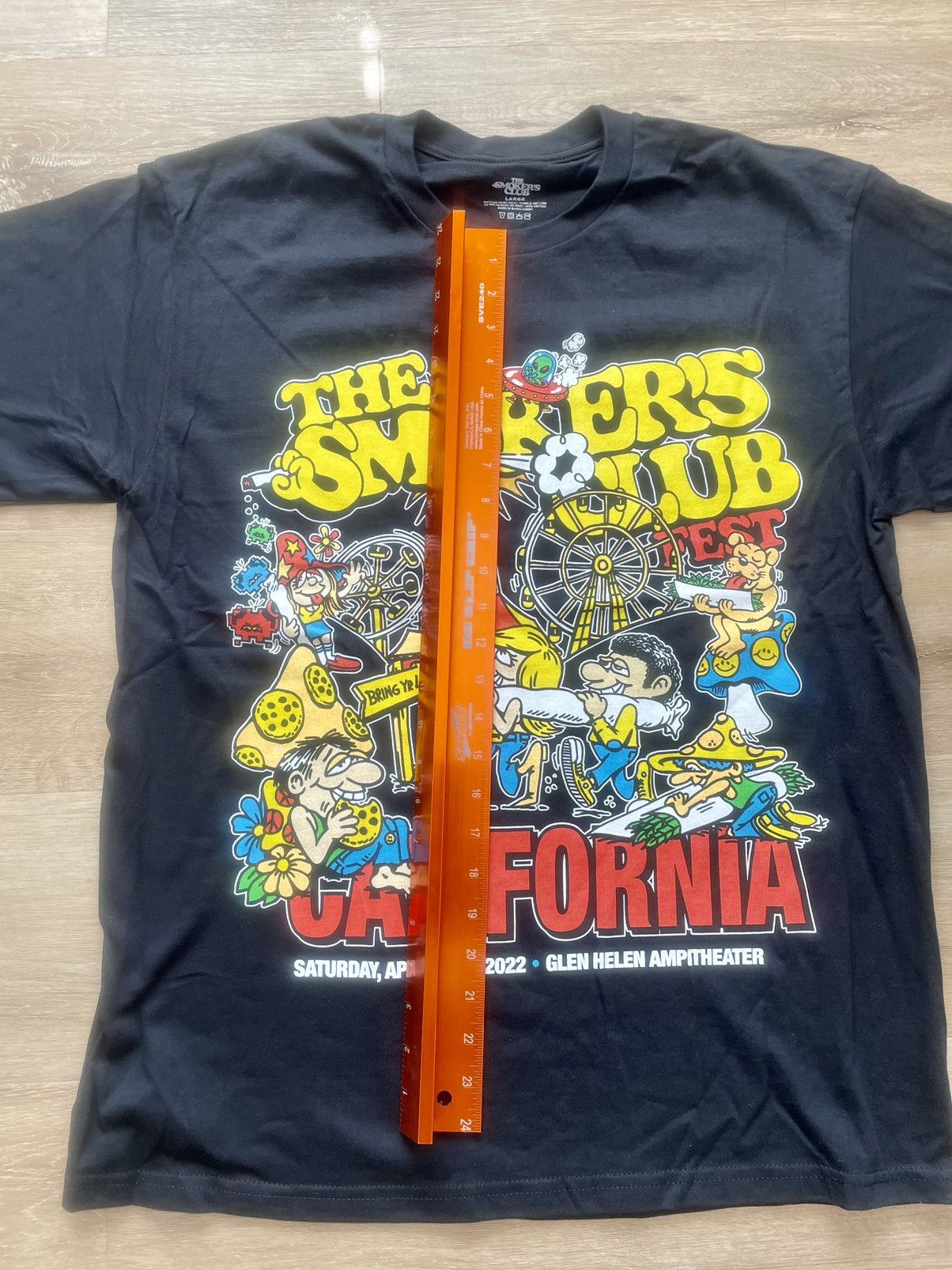 Band Tees Cartoon Carnival Set List 2-Sided Tee Smokers Club Fest 2022 Size US L / EU 52-54 / 3 - 19 Thumbnail