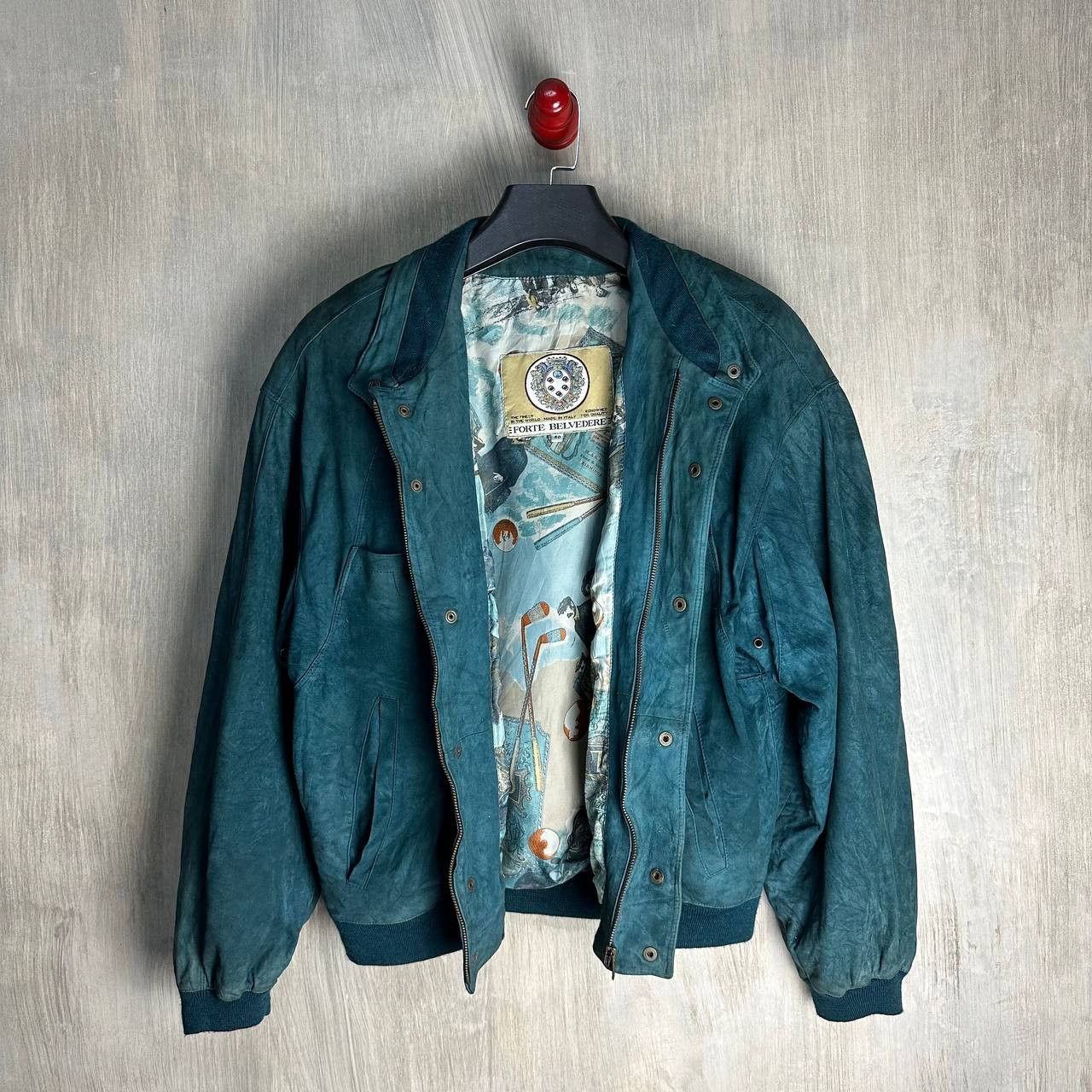 image of Vintage Forte Belvedere Made In Italy Bomber Jacket, Men's (Size Large)