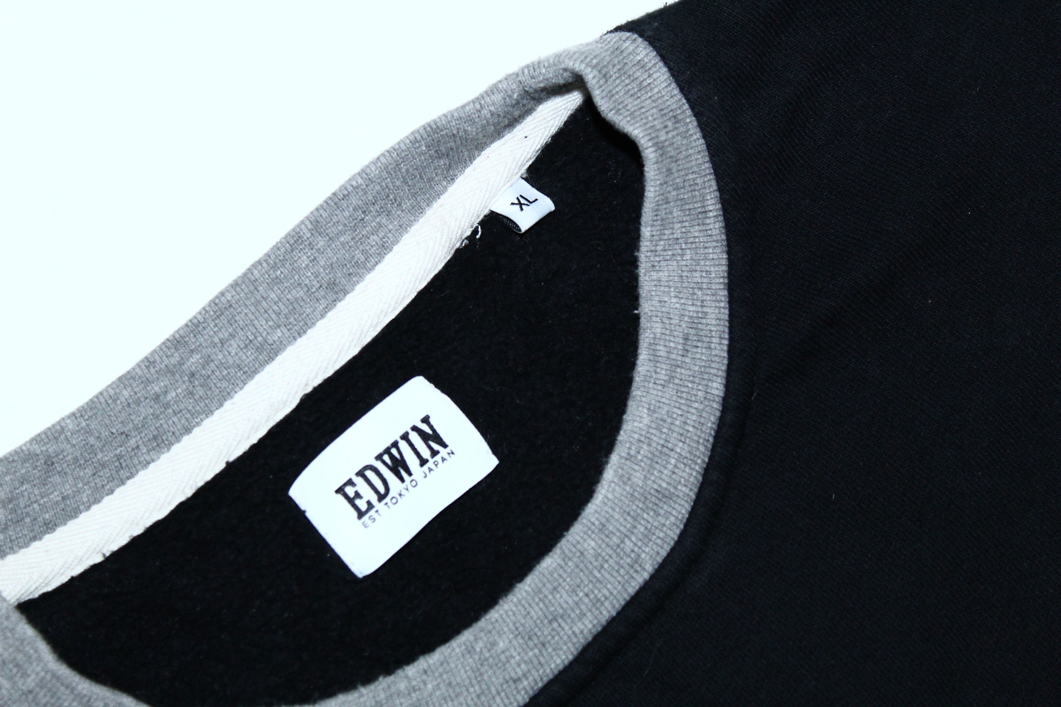 Edwin Edwin Panel Crew Sweat. Made in Portugal. Size US XL / EU 56 / 4 - 3 Thumbnail