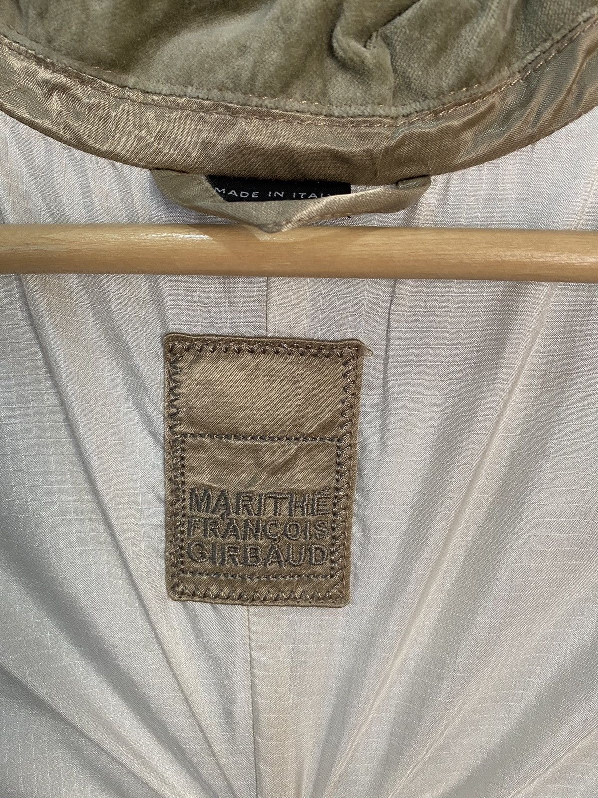 Marithe + Francois Girbaud MARITHE FRANCOIS GIRBAUD WRINKLE CROPPED PATTERN JACKET Size US S / EU 44-46 / 1 - 11 Thumbnail