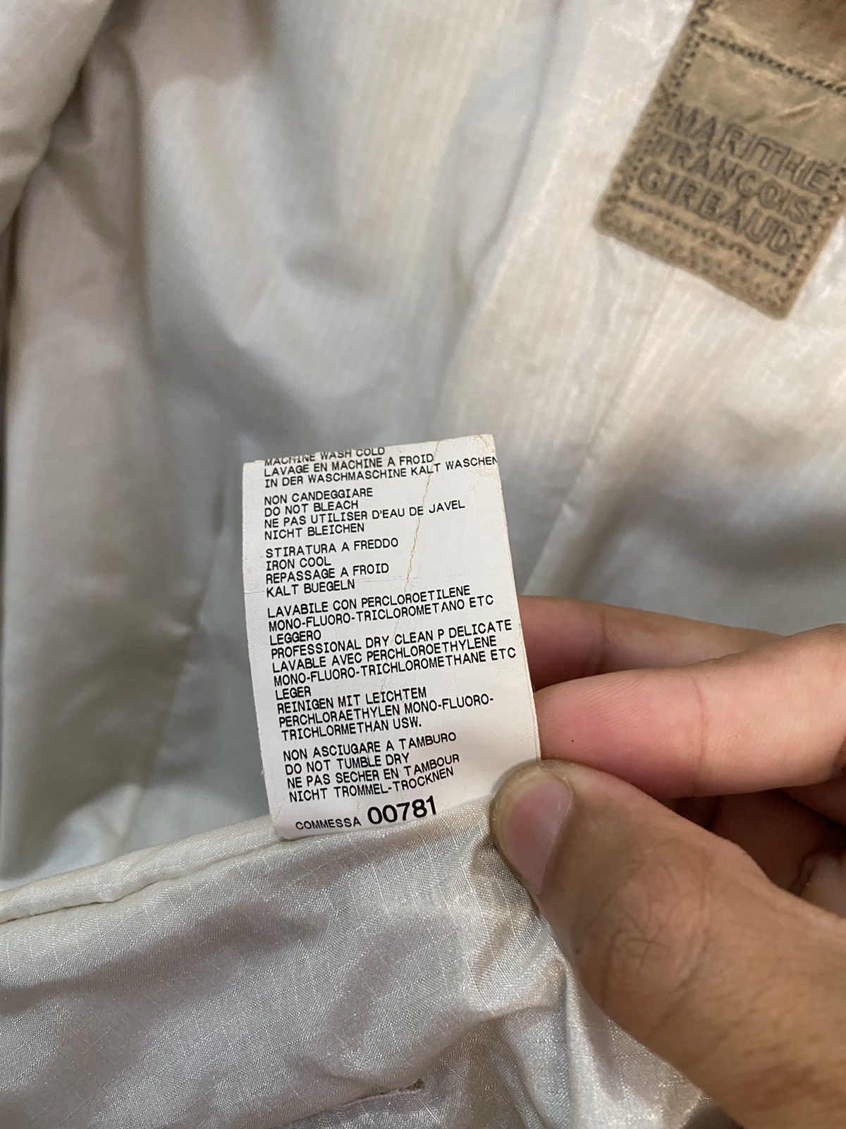 Marithe + Francois Girbaud MARITHE FRANCOIS GIRBAUD WRINKLE CROPPED PATTERN JACKET Size US S / EU 44-46 / 1 - 15 Thumbnail