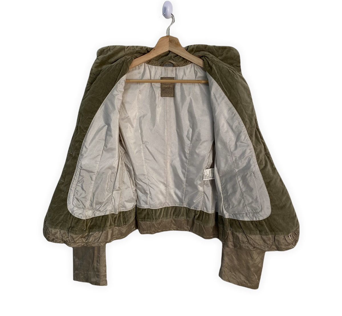Marithe + Francois Girbaud MARITHE FRANCOIS GIRBAUD WRINKLE CROPPED PATTERN JACKET Size US S / EU 44-46 / 1 - 3 Thumbnail