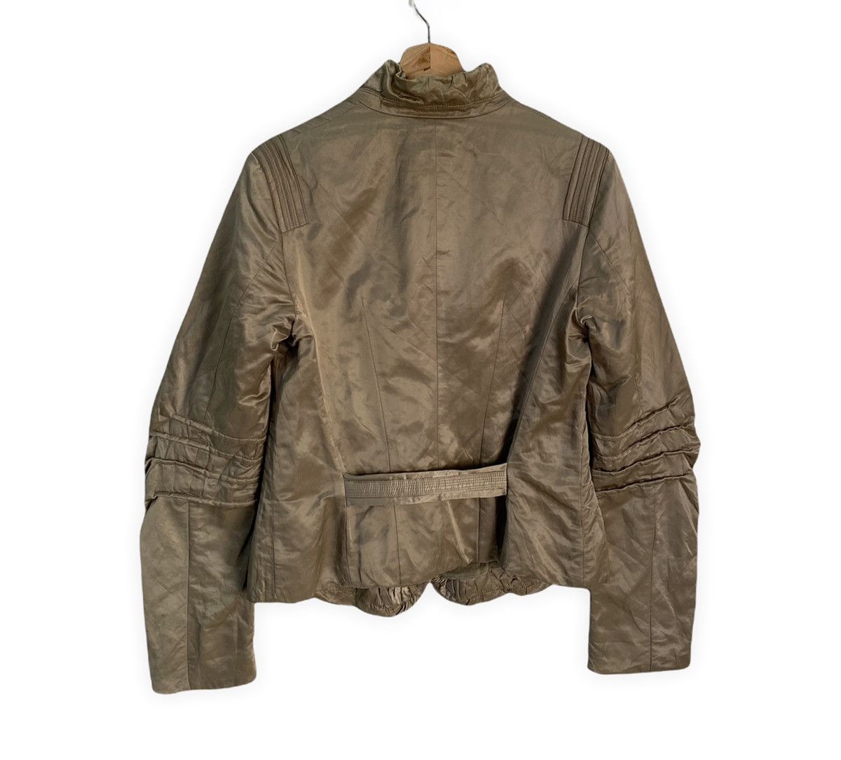 Marithe + Francois Girbaud MARITHE FRANCOIS GIRBAUD WRINKLE CROPPED PATTERN JACKET Size US S / EU 44-46 / 1 - 10 Thumbnail