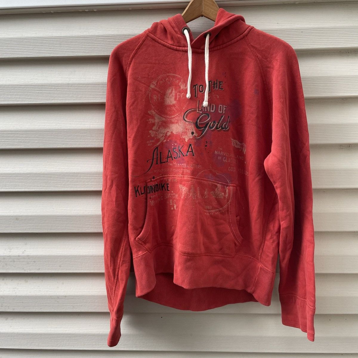 image of Polo Ralph Lauren x Vintage Polo Alaska Hoodie in Burnt Orange, Men's (Size Large)