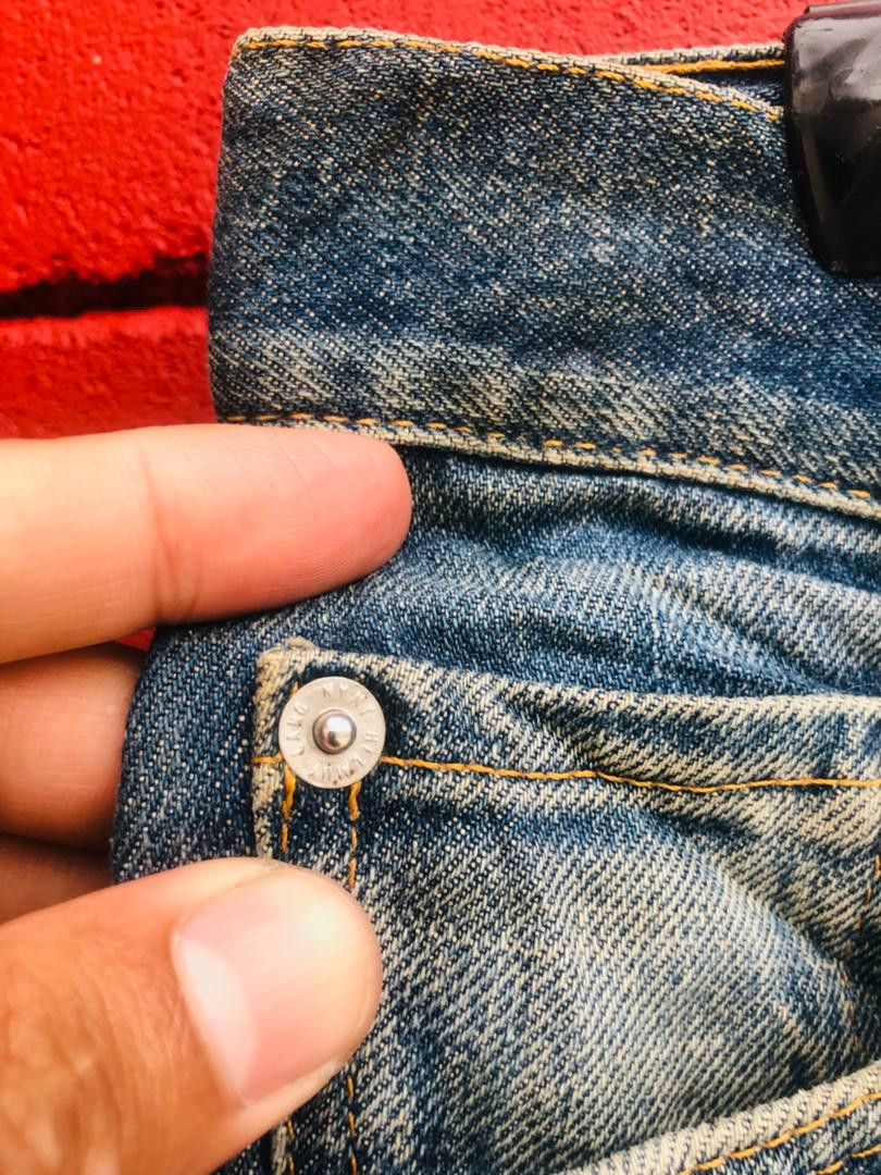 Helmut Lang × Vintage Vintage Helmut Lang Distressed Designer Fashion Style Denim Size US 29 - 9 Thumbnail