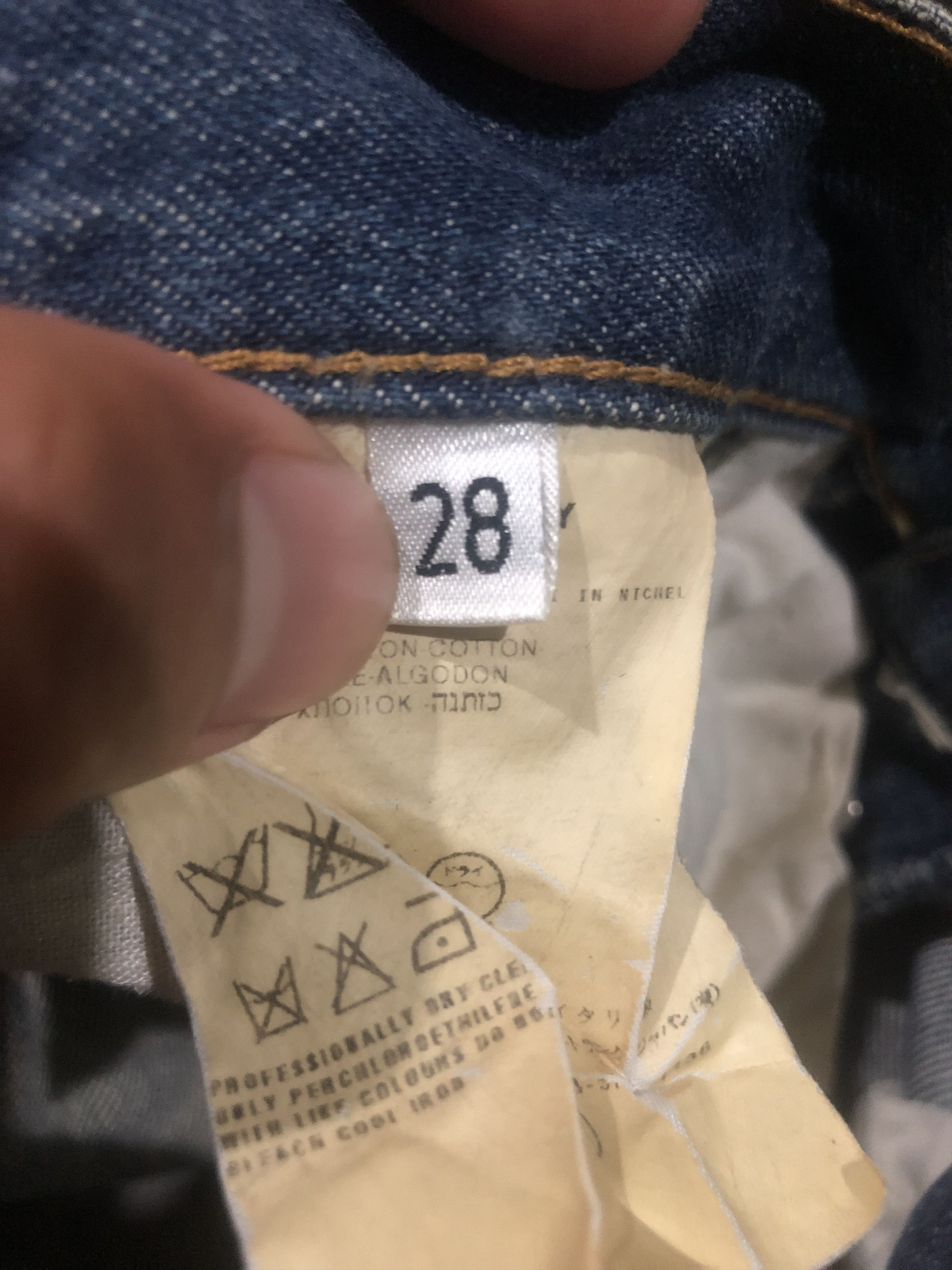 Helmut Lang × Vintage Vintage Helmut Lang Distressed Designer Fashion Style Denim Size US 29 - 13 Thumbnail