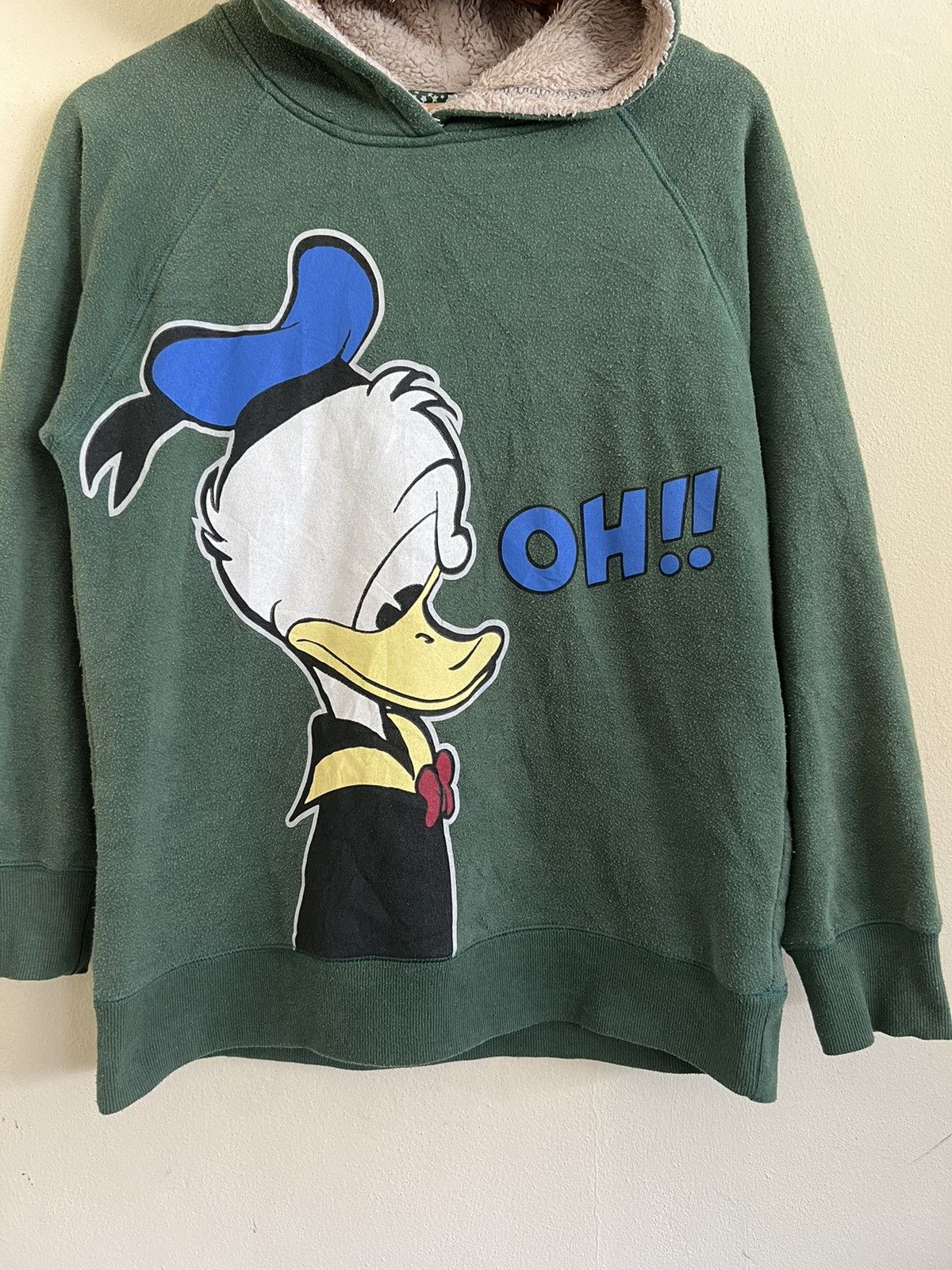 Cartoon Network × Disney × Vintage Vintage DoonaldDuck Big print Fleece hoodie Size US M / EU 48-50 / 2 - 2 Thumbnail