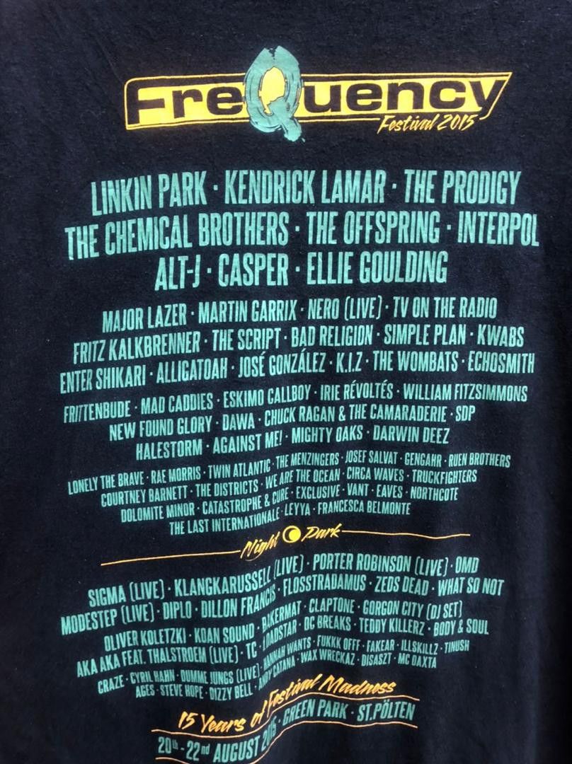 Band Tees × Vintage Vintage Frecuency Festival Band Music Shirt Size US L / EU 52-54 / 3 - 5 Thumbnail