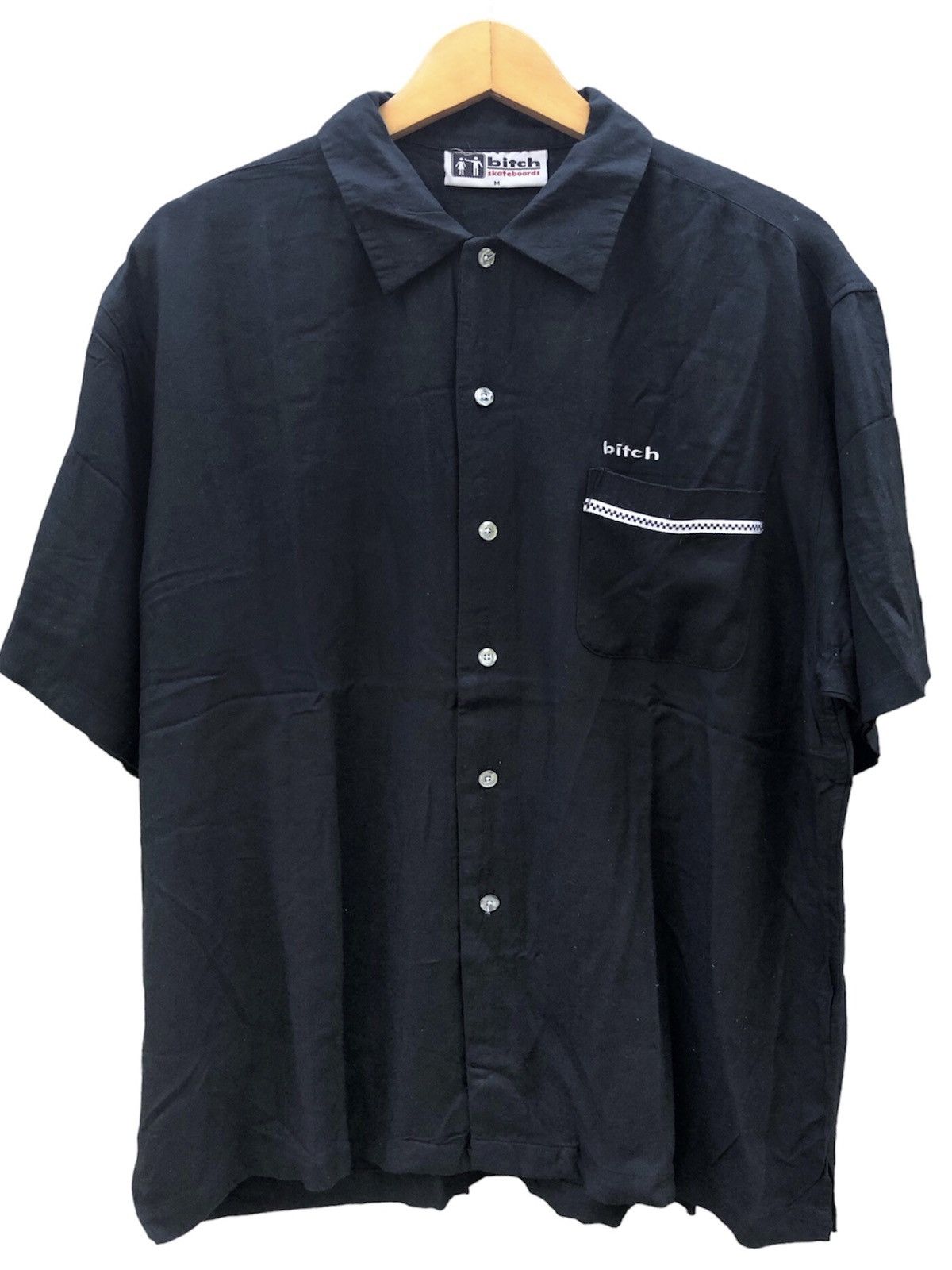 Hook-Ups Bitch Skateboards Shirt Embroidered Logo Size US M / EU 48-50 / 2 - 2 Thumbnail